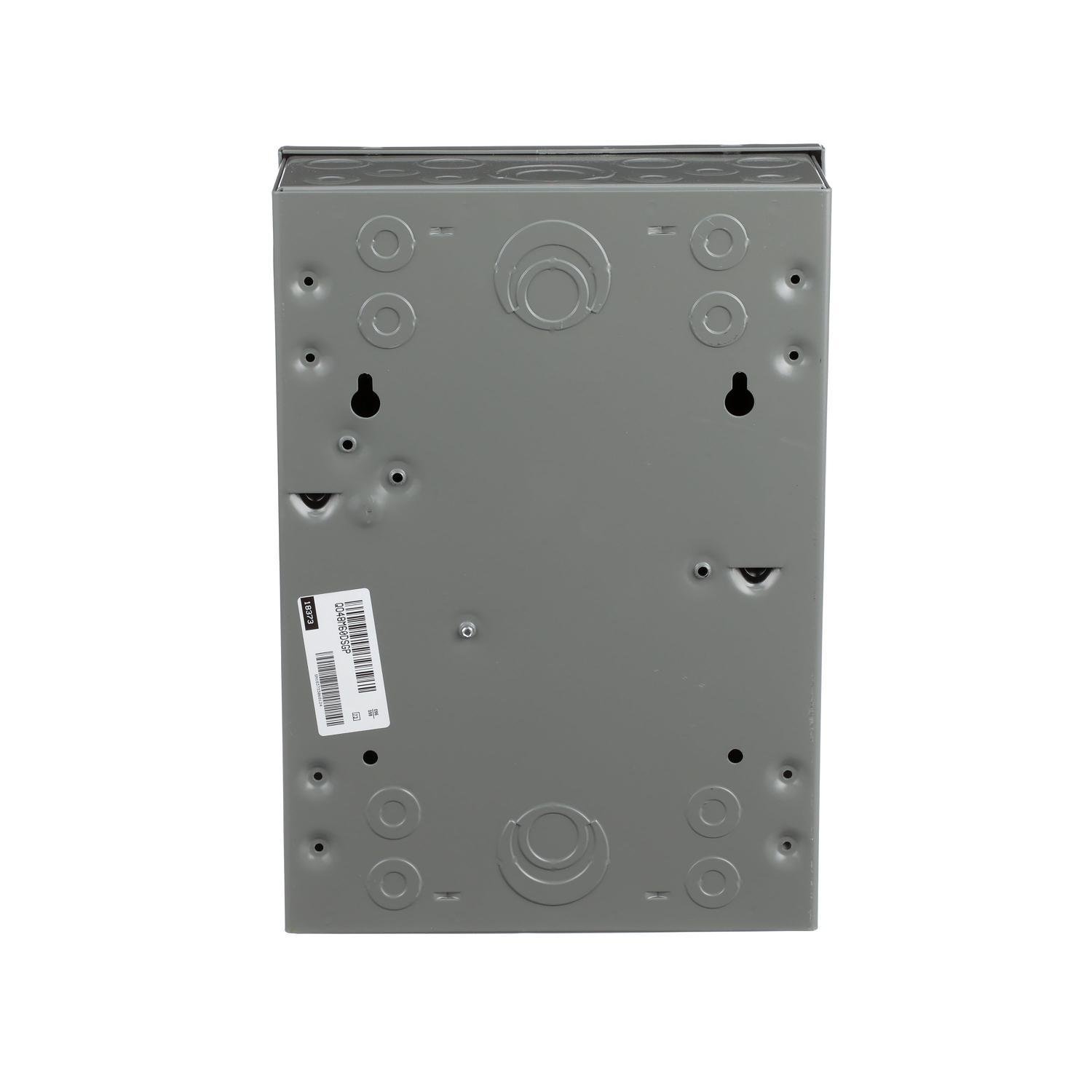 Picture of QO48M60DSGP - Generator panel, QO, 1 phase, 4 spaces, 8 circuits, 60A main breaker with interlock, NEMA1, surface cover door, UL