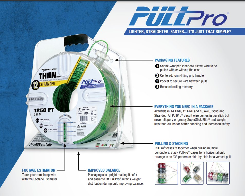 PULLPROTHHN10STRYW750X2=1500FT - THHN - 10 AWG - 19 Strands - Yellow - Soft Annealed Copper - 1500' Carton