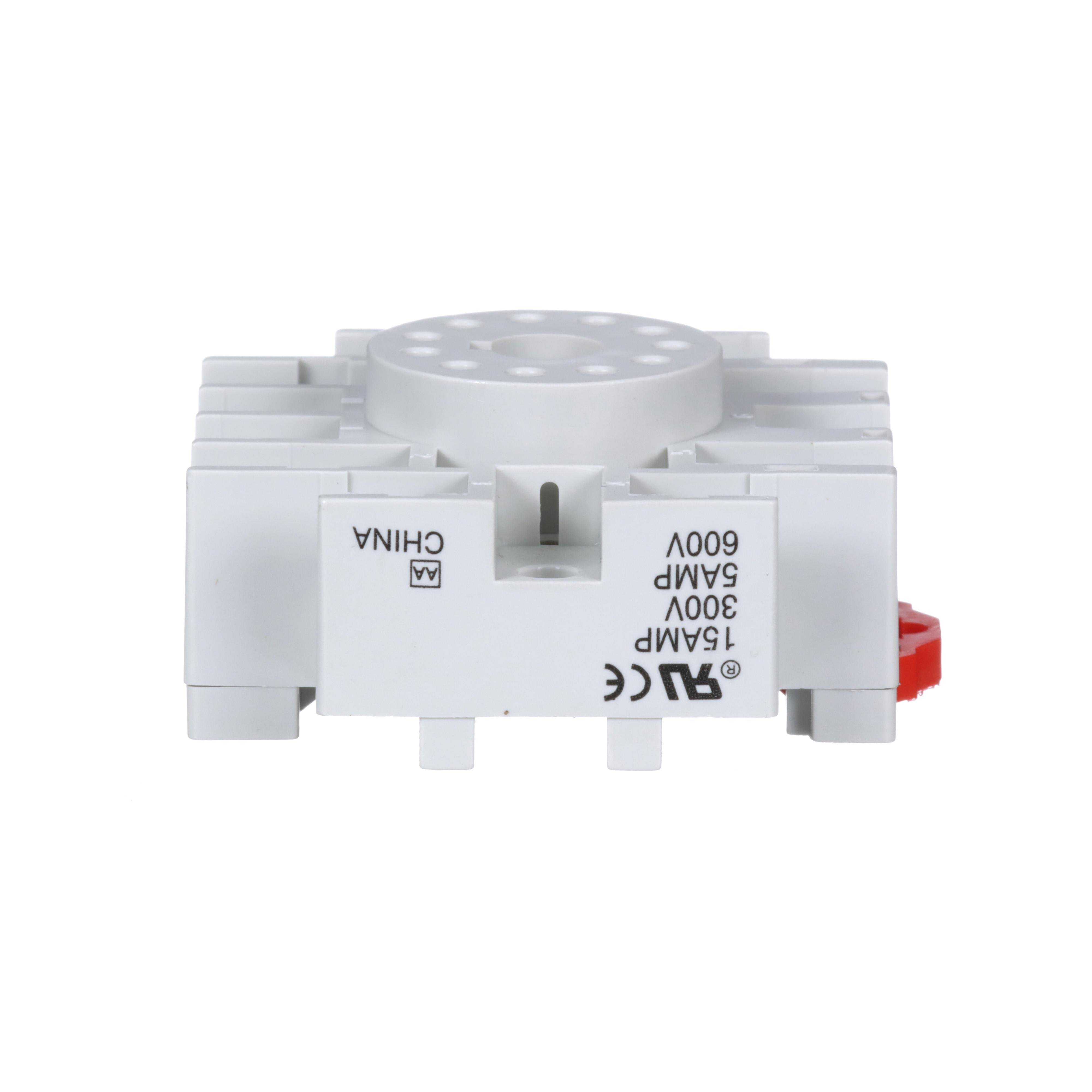 Picture of 8501NR61 - Plug in relay, Type N, relay socket, 11 tubular pin, single tier, for 8510KP relays and 9050JCK timers