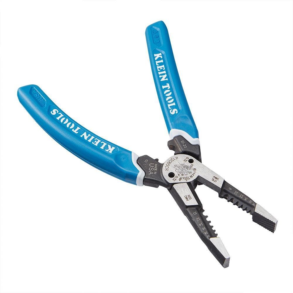Picture of K12065CR - Klein-Kurve® Heavy-Duty Wire Stripper / Cutter / Crimper Multi Tool, 8-20 AWG