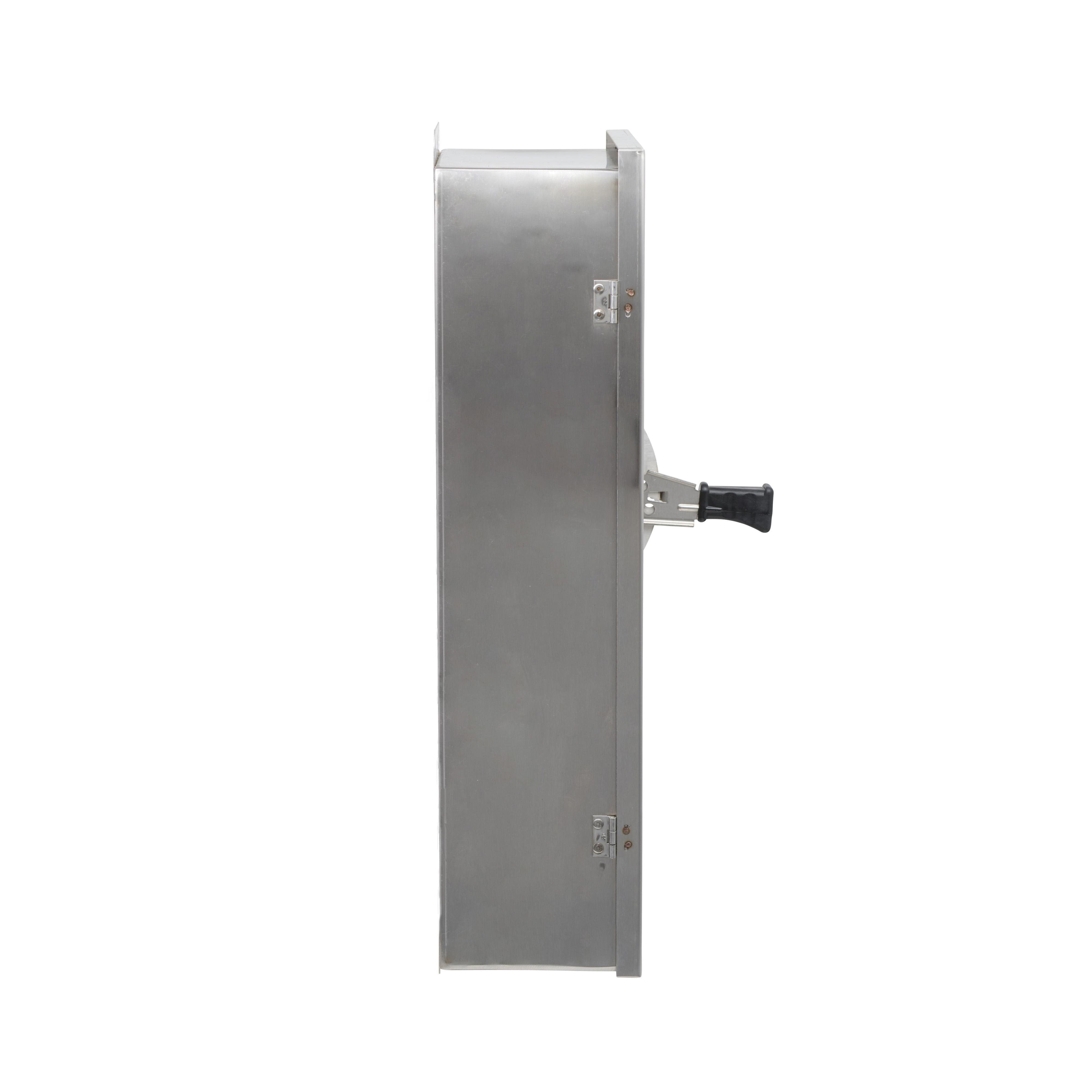 Picture of DTU362DS - Safety switch, double throw, non fusible, 3 pole, 3 wire, 600VAC, 600VDC, 60A, Type 4/4X/5, 304 stainless steel