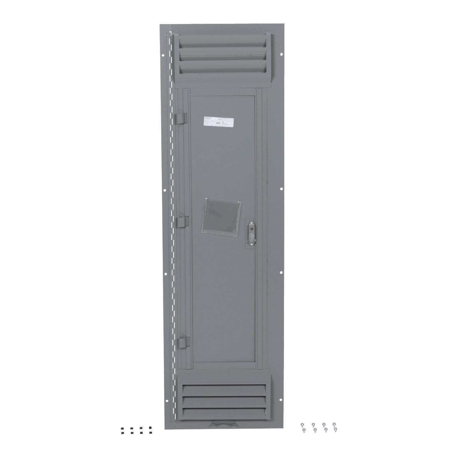 Picture of NC68VSHR - Panelboard enclosure cover, NQ/NF, Type 1, surface, ventilated, hinged, 20in W x 68in H