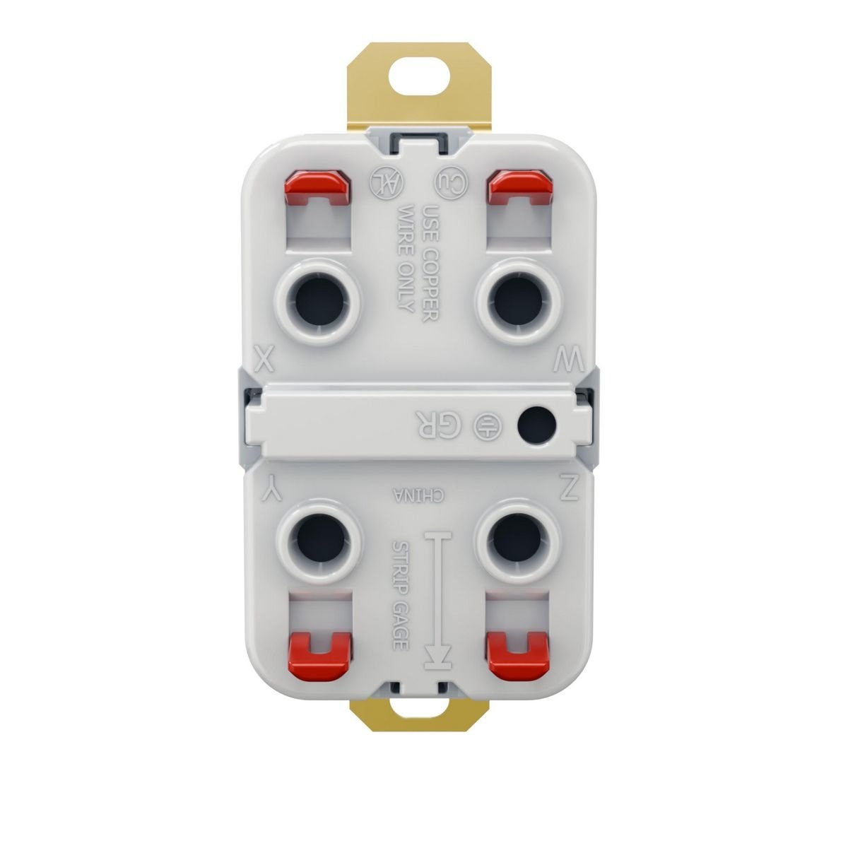 Picture of HBL2810ST - EdgeConnect™ Twist-Lock® Receptacle, 30A 3P 120/208V, L21-30R, BK, with Spring Termination