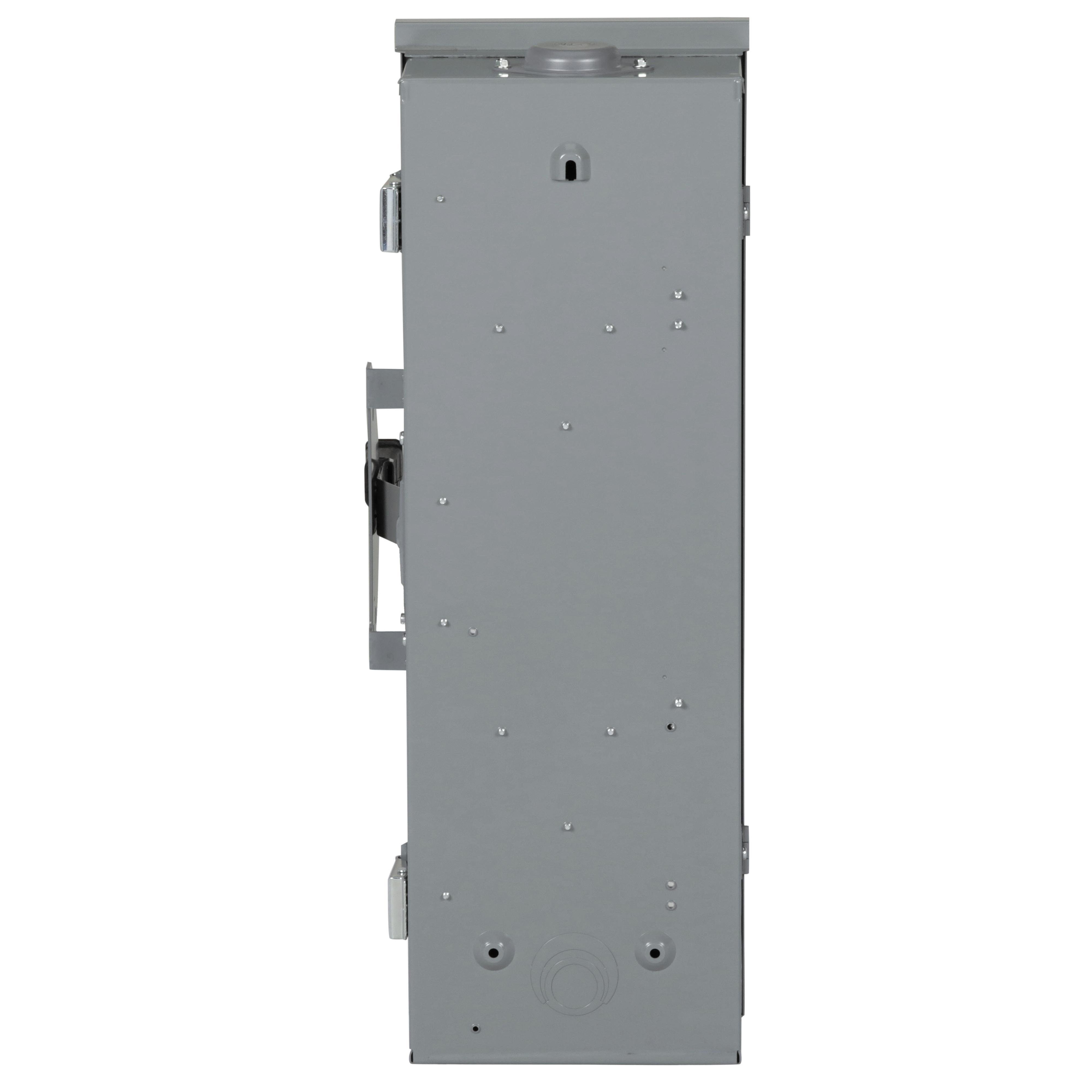 Picture of DTU361RB - Safety switch, double throw, non fusible, 3 pole, 3 wire, 600VAC, 600VDC, 30A, Type 3R, bolt on hub prov
