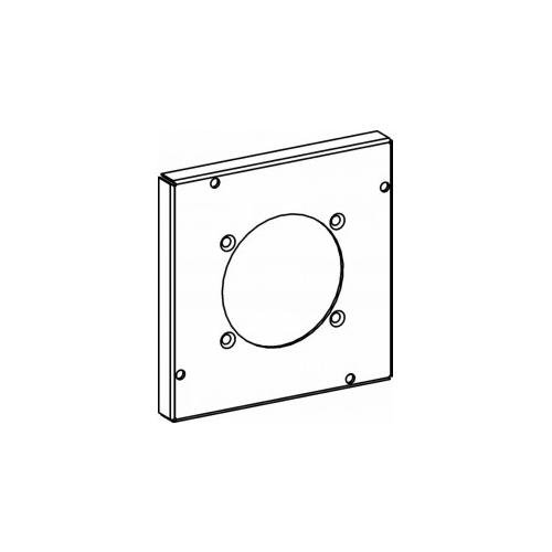 5508 - RAISED 1/2", 4-11/16" SQUARE (5S) 30 TO 60A, 2.625" DIAMETER POWER OUTLET INDUSTRIAL COVER