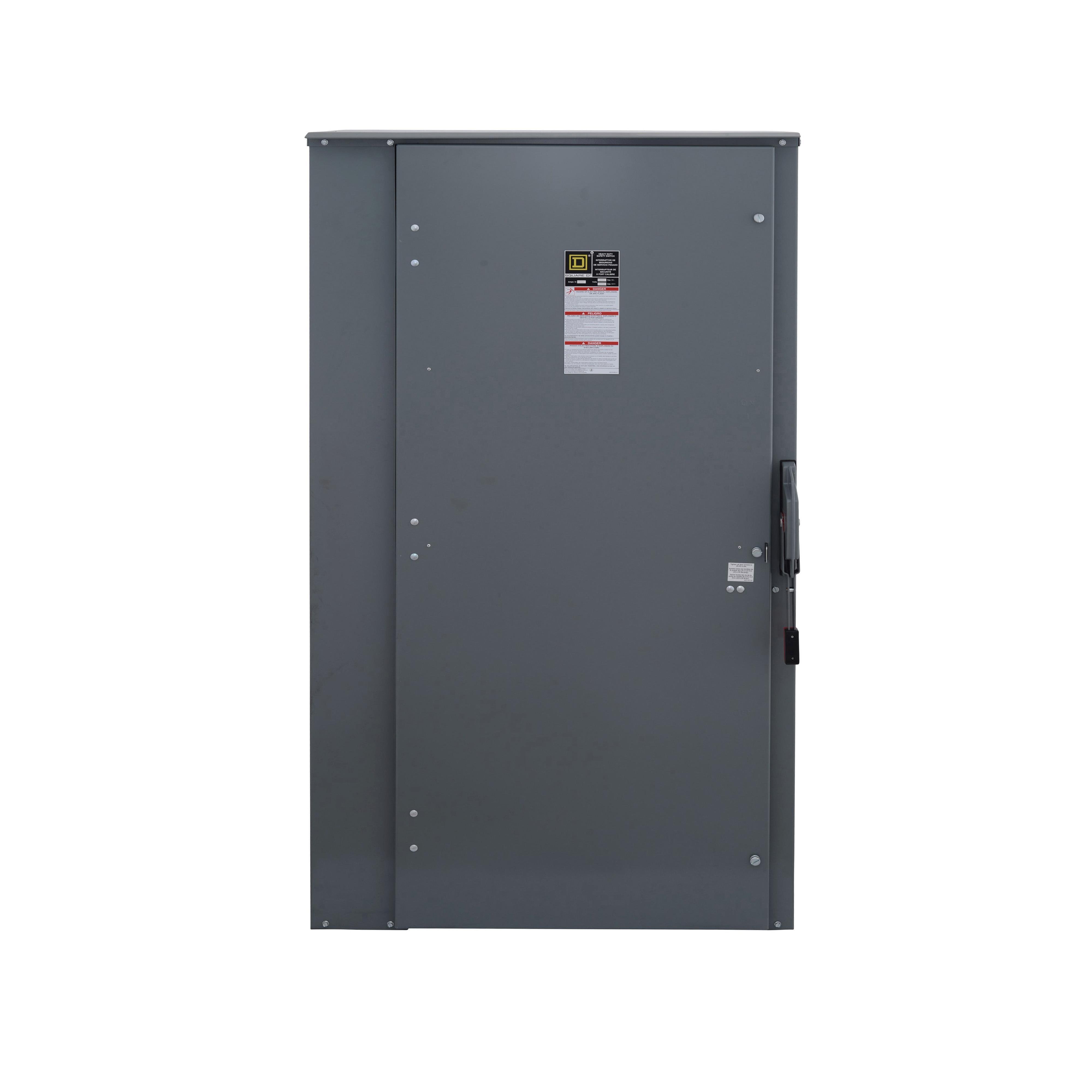Picture of H328NR - Safety switch, heavy duty, fusible, 1200A, 4 wire, 3 pole, 1 neutral, 250hp, 240VAC/250VDC, NEMA 3R