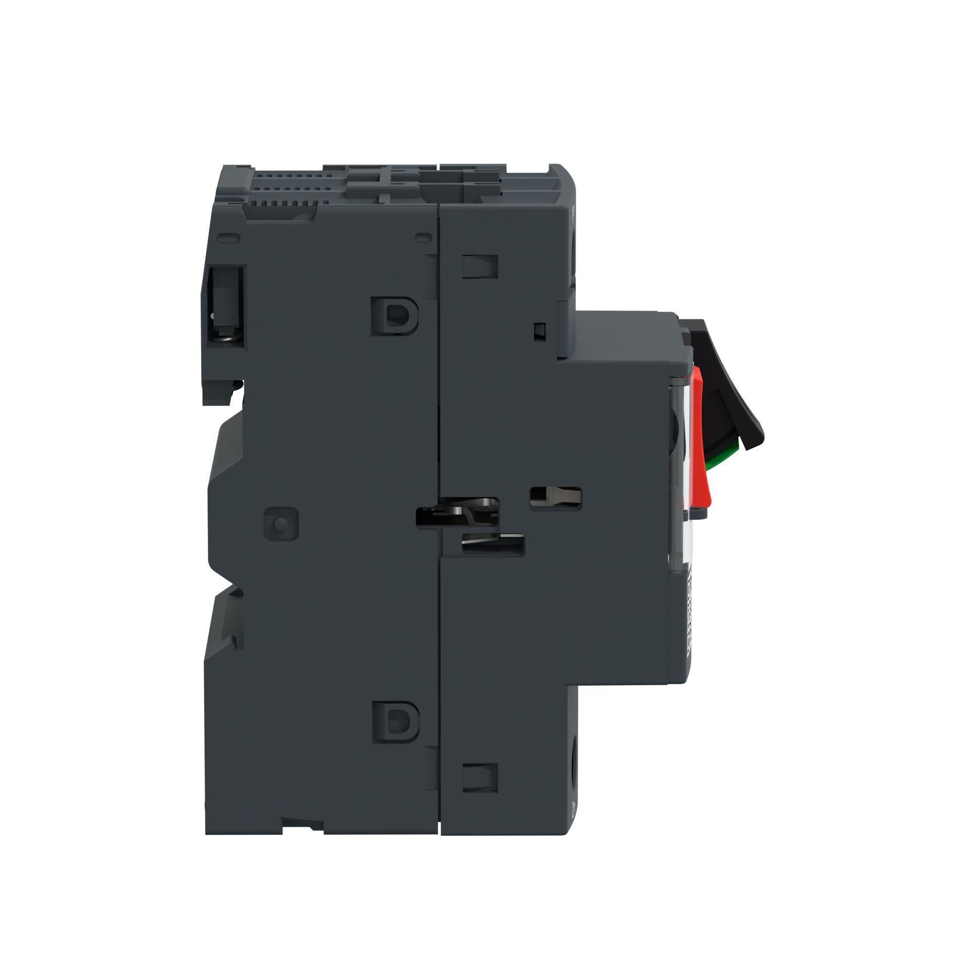 Picture of GP2E10 - Manual motor controller,Easy TeSys GP2E,3P,4-6.3A,thermal magnetic trip,screw clamp terminals