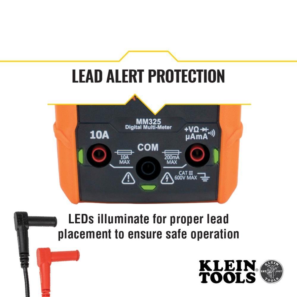 Picture of MM325 - Digital Multimeter, Manual-Ranging, 600V