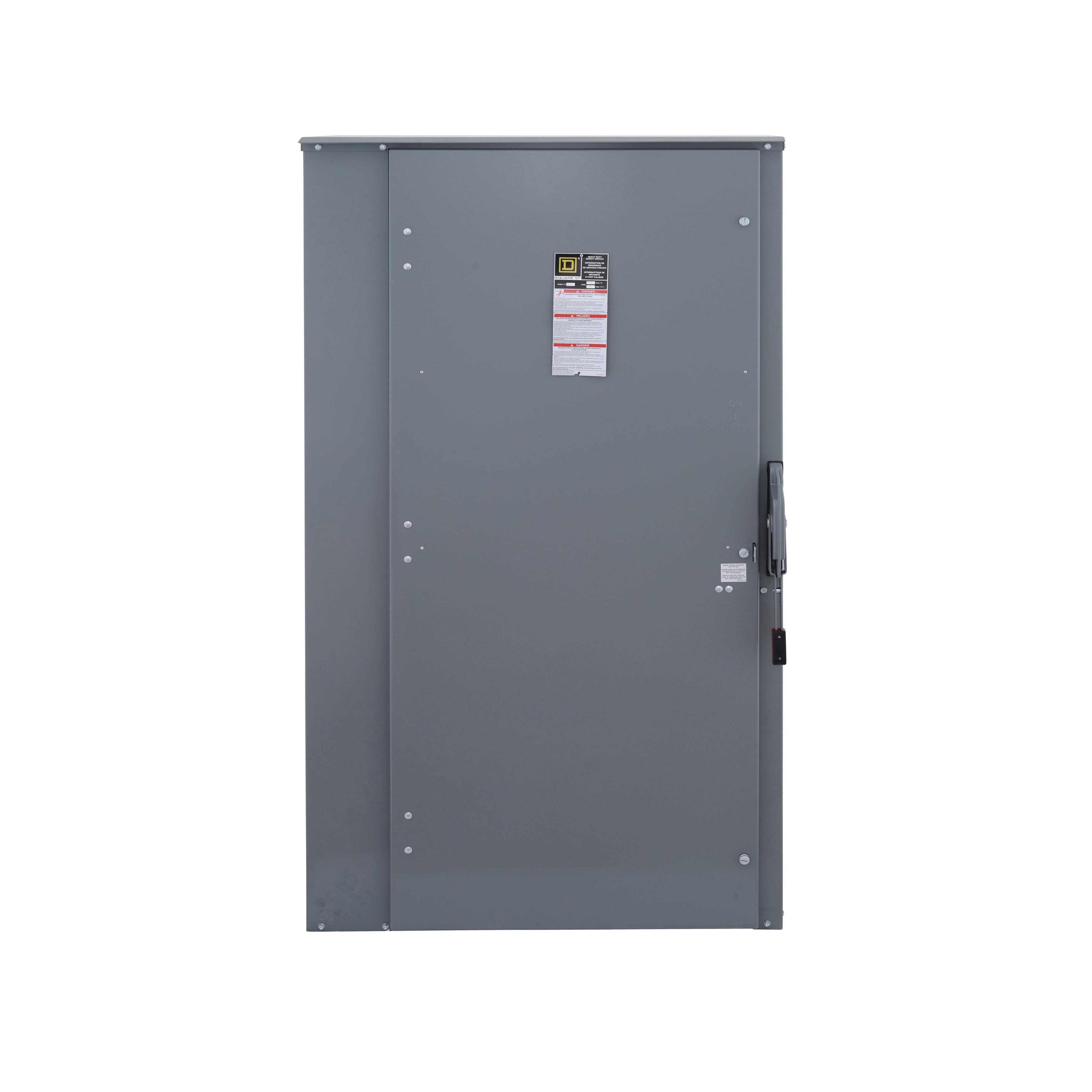 Picture of H368NR - Safety switch, heavy duty, fusible, 1200A, 4 wire, 3 pole, 1 neutral, 500hp, 600VAC/DC, NEMA 3R