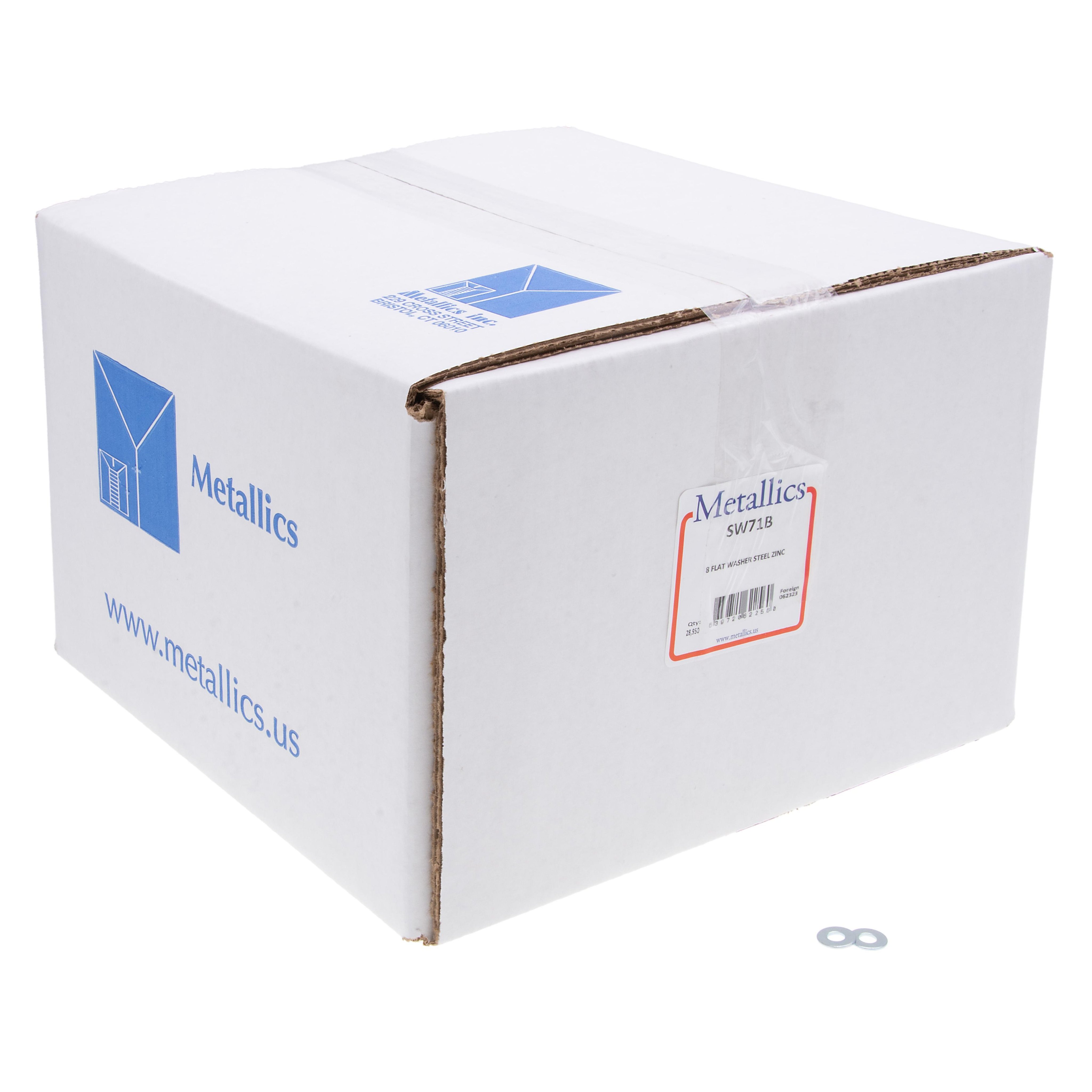 Picture of JSW73 - Washers 1/4 Flat St-zn (Jar 100)