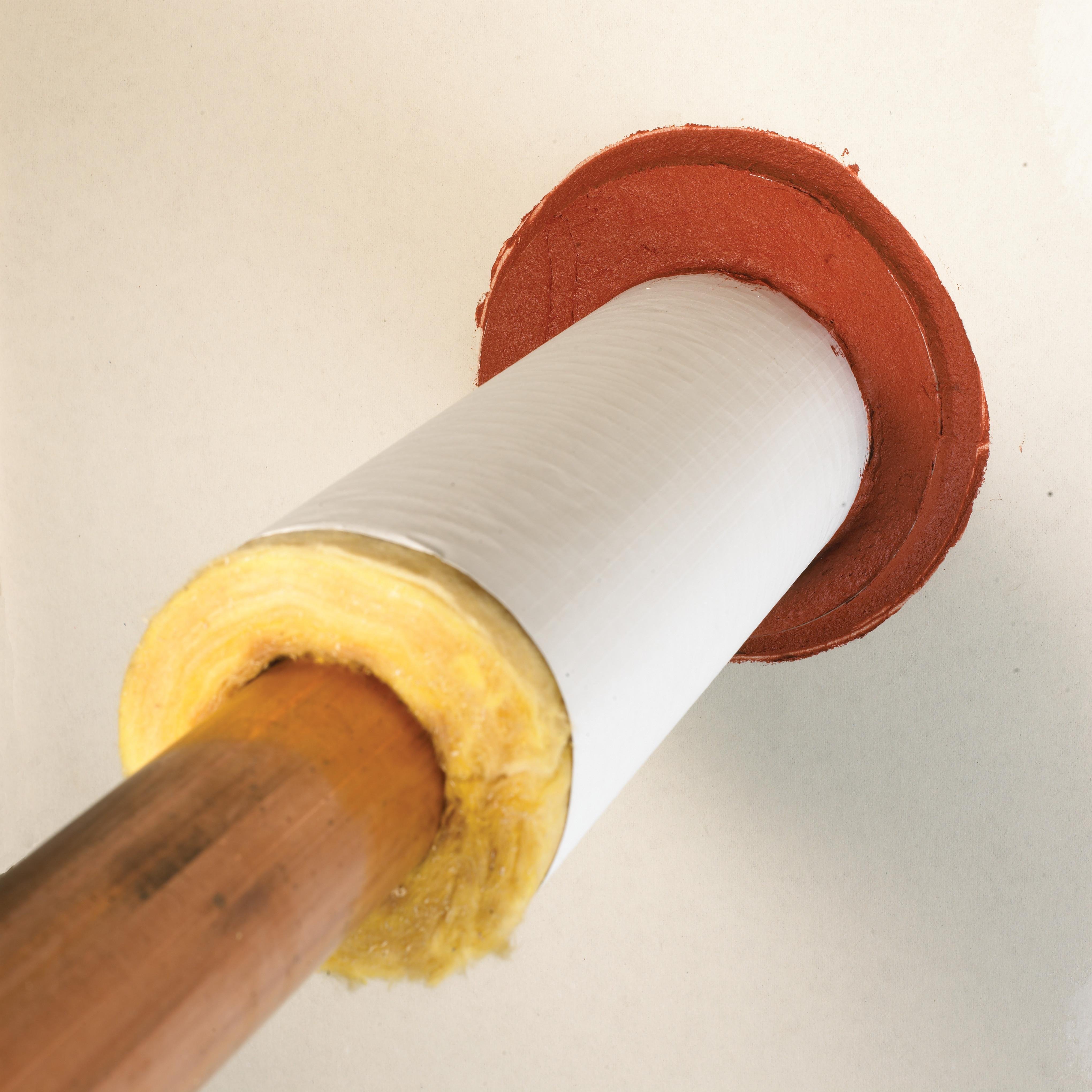 Picture of 7010353050 - 3M™ Fire Barrier Sealant CP 25WB+, Red, 10.1 fl oz Cartridge, 12/case, Restricted