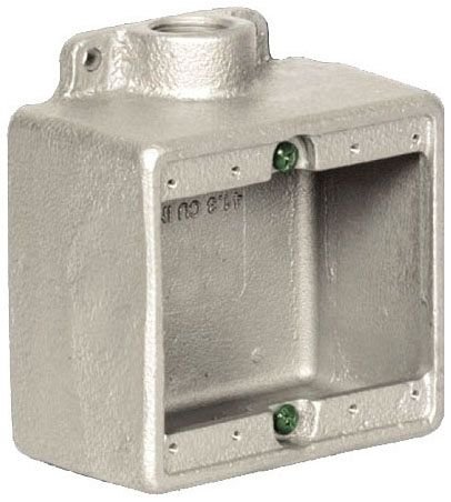 FD2-75 - FS AND FD DEVICE BOXES – DOUBLE GANG, 3/4”