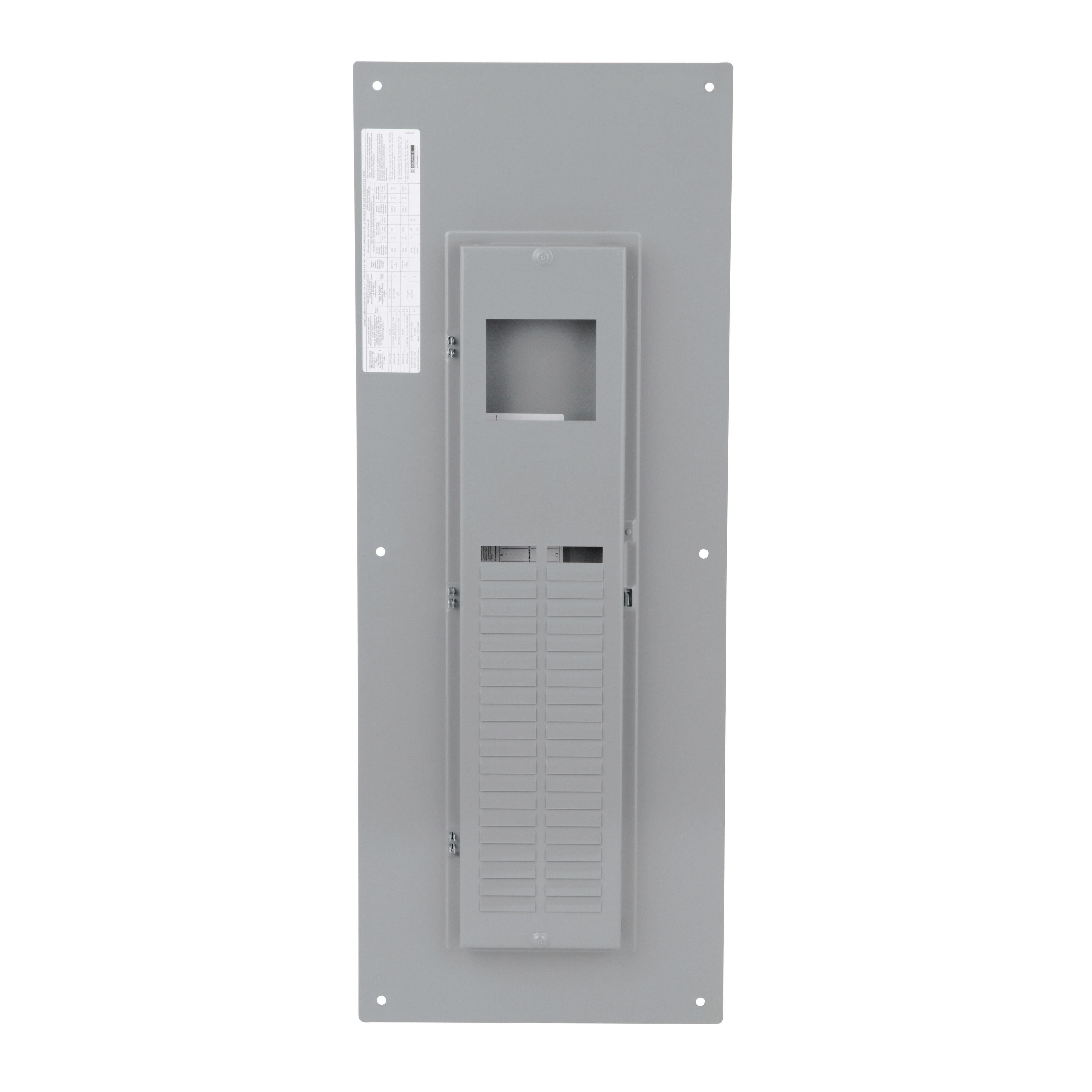 Picture of QOC342MQF - Replacement cover, QO, for 42 space load center with QDL main breaker, flush, gray
