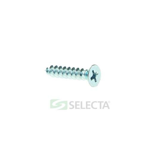 FP41J - Wood Screw, 4 x 1, Flat Head Phillips