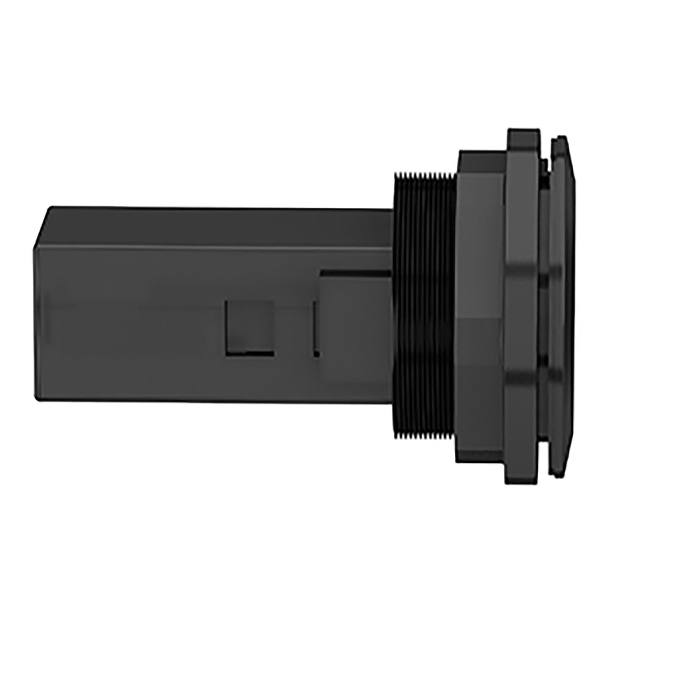 Picture of XB5PUSB3 - Panel mounted USB port, Harmony XB5, 3.0 port, plastic, 22mm, for USB interface jack type A