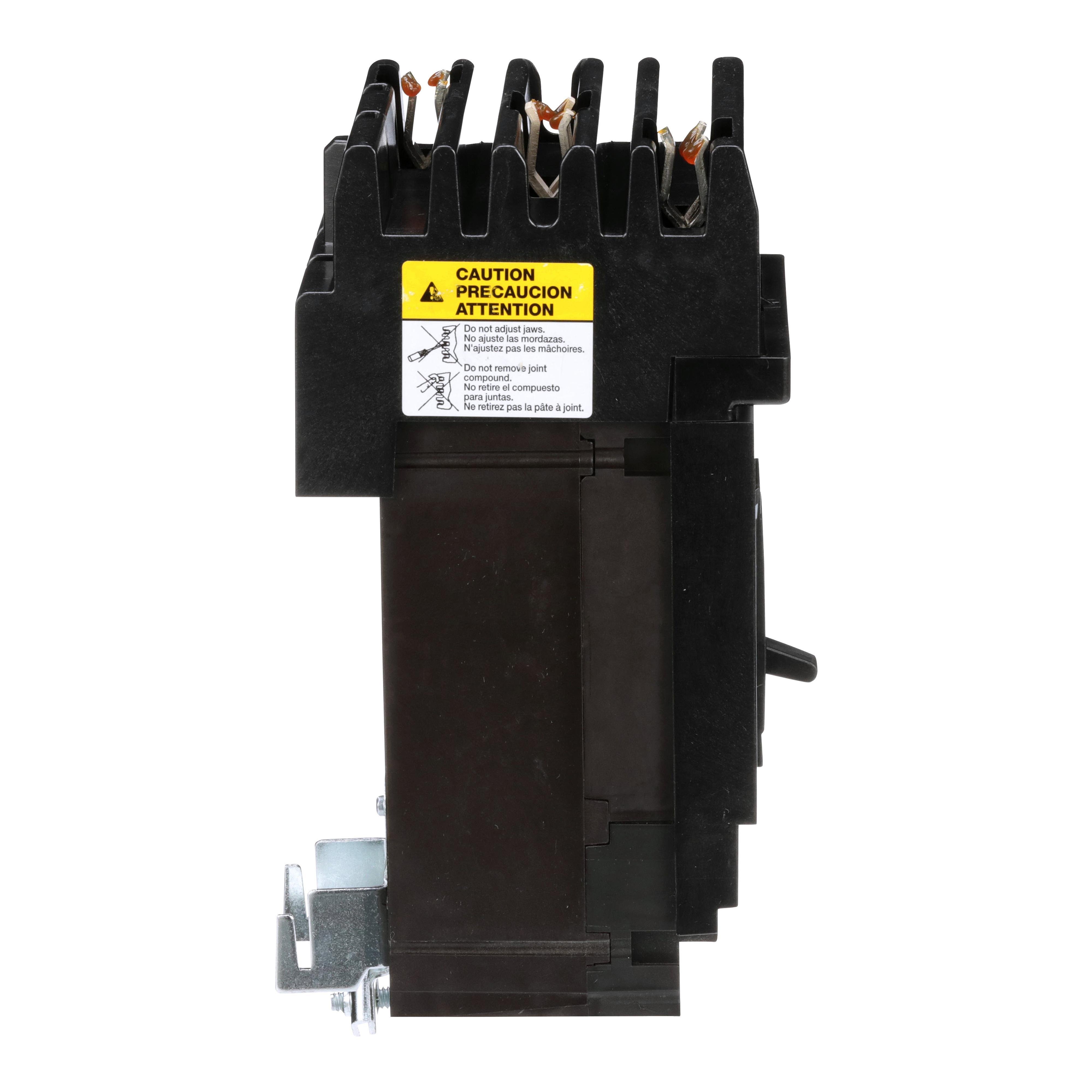 Picture of HGA36020 - Circuit breaker, PowerPacT H, 20A, 3 pole, 600VAC, 18kA, I-Line, thermal magnetic, 80%, ABC