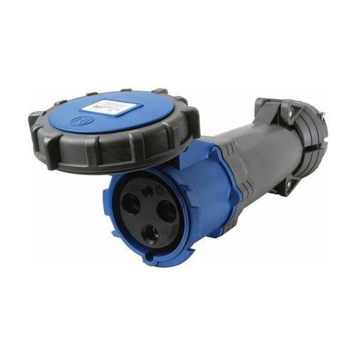 PS460C9-W - Pin & Sleeve Watertight 60A 3ø 250V Connector