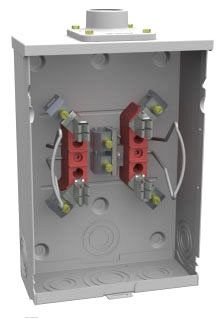 U7487-YL-TG - 4 Terminal Ringless 1.25 In Hub Triplex Ground