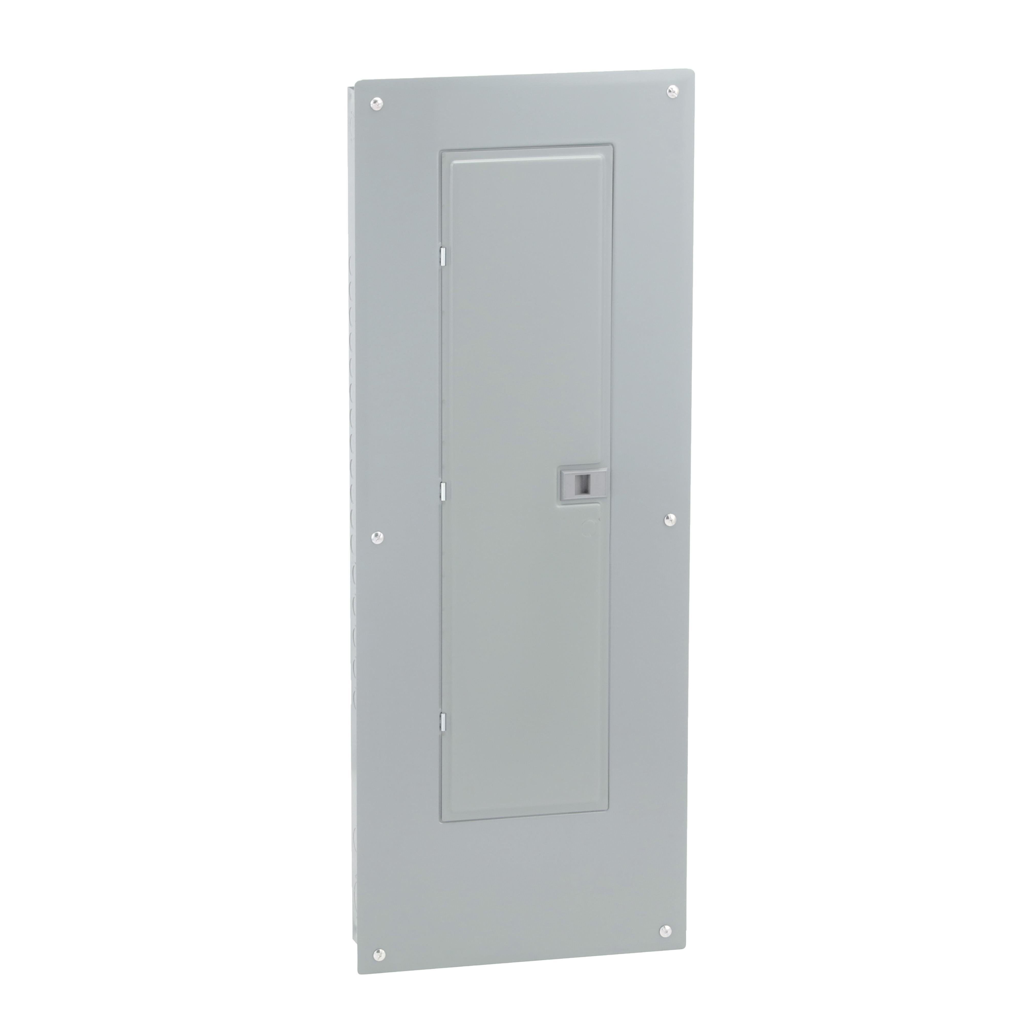 HOM4284L225PC - Load center, Homeline, 1 phase, 42 spaces, 84 circuits, 225A convertible main lugs, PoN, NEMA1, combo cover