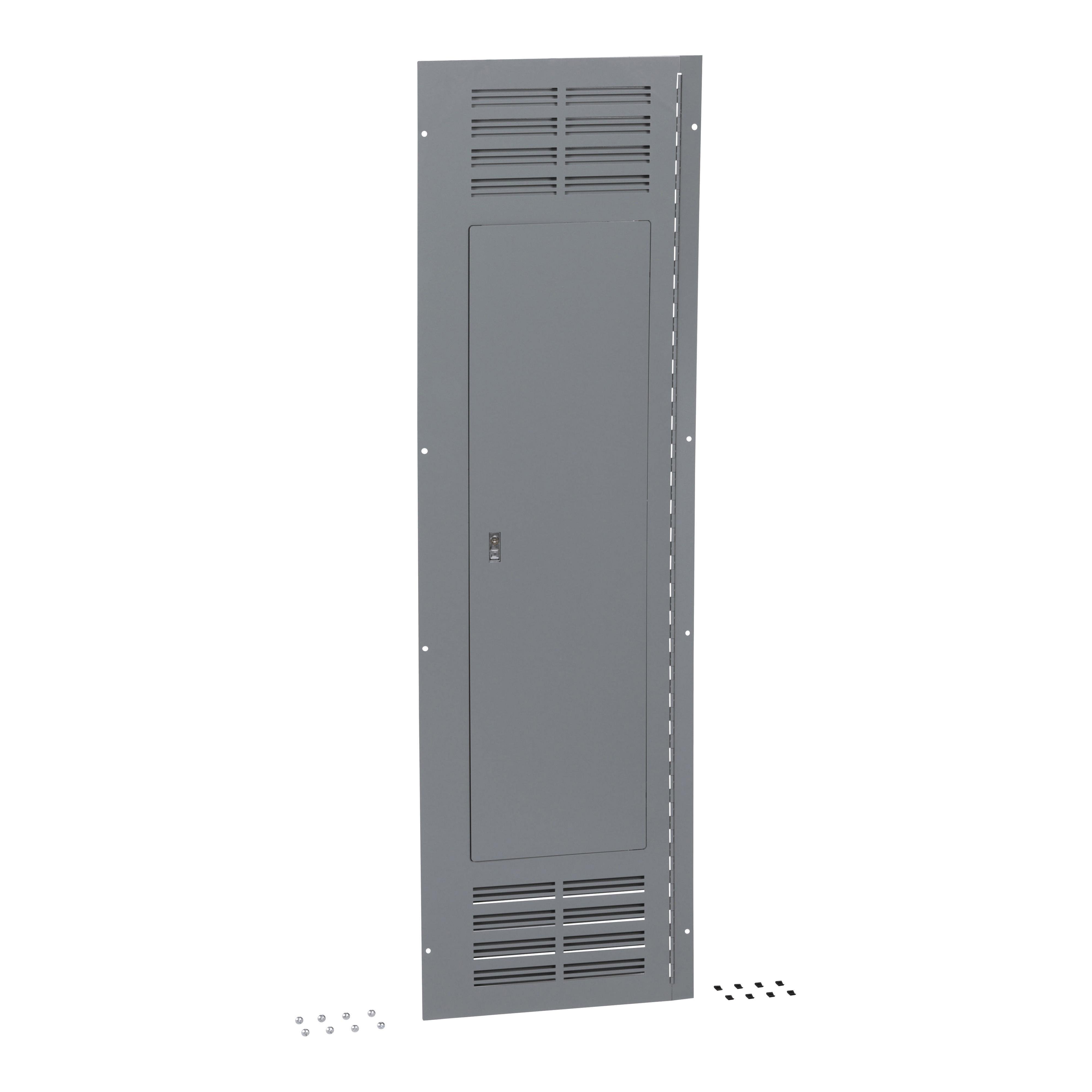 Picture of NC68VSHR - Panelboard enclosure cover, NQ/NF, Type 1, surface, ventilated, hinged, 20in W x 68in H