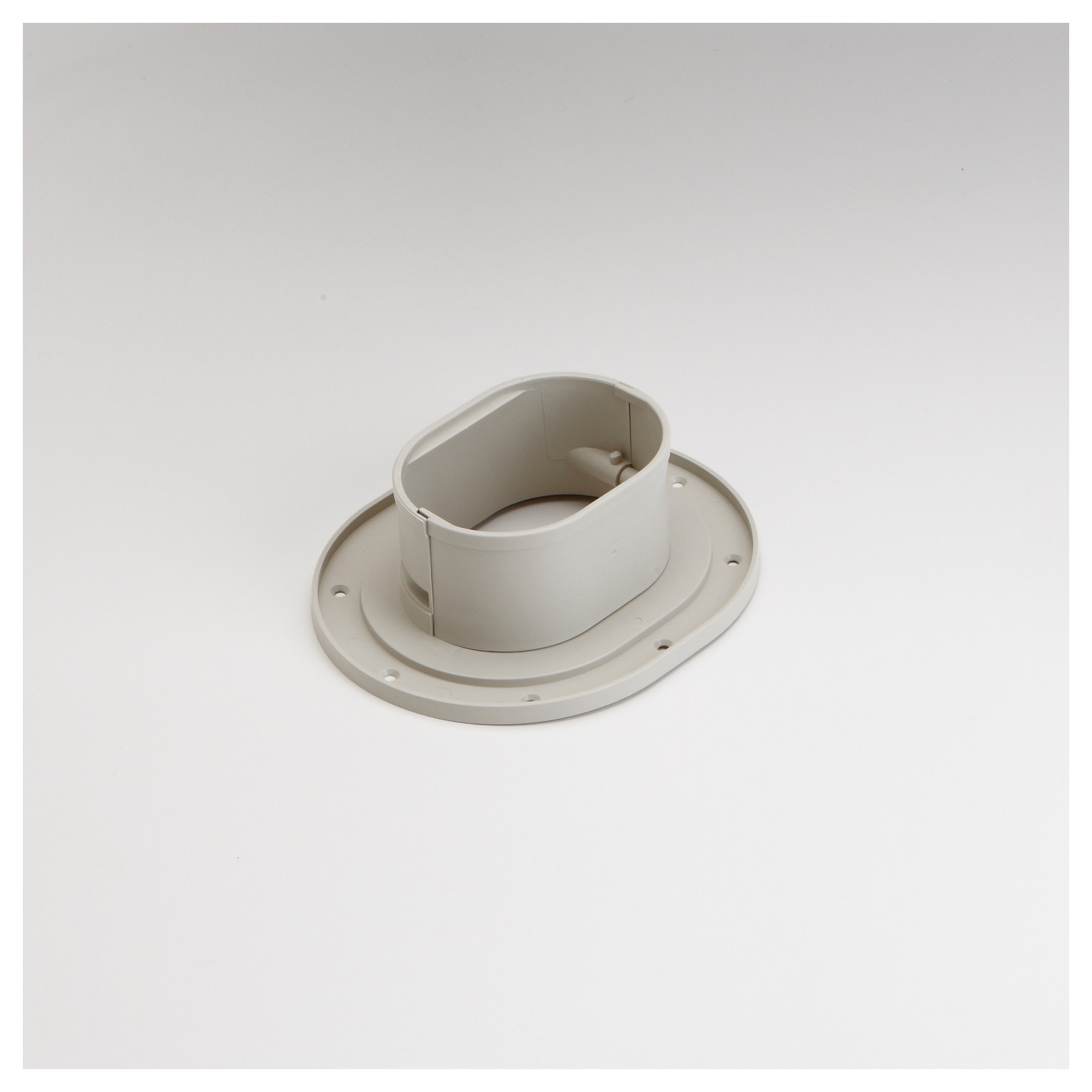 84137 - Fortress Lineset Covers 4.5" Wall Flange, Ivory 122