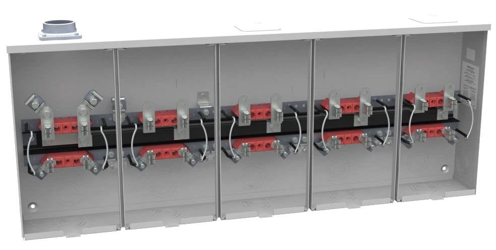 U7365-DL - 4 Terminal Ringless 2 In Hub 5 Position