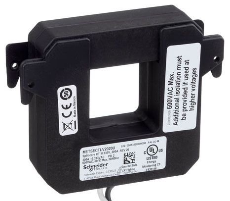 SQD METSECTLV2040U 3V 400A SPLIT CORE CT UL2808