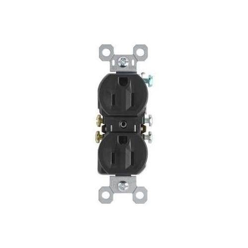Picture of 3232-TRBK - Trademaster® 15A 125V Tamper-Resistant Duplex Receptacle, Black