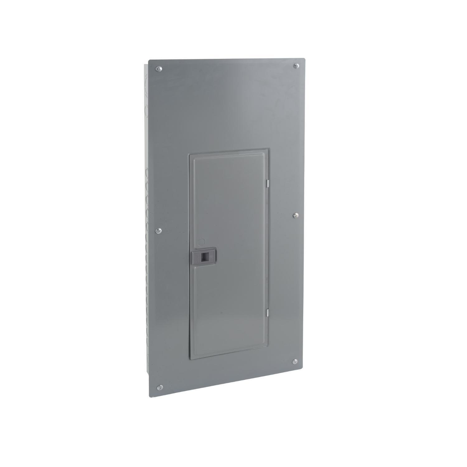 Picture of HOM3060M200PQCVP - Load center, Homeline, 1 phase, 30 spaces, 60 circuits, 200A convertible main breaker, PoN, NEMA1, Qwik-grip, value pack