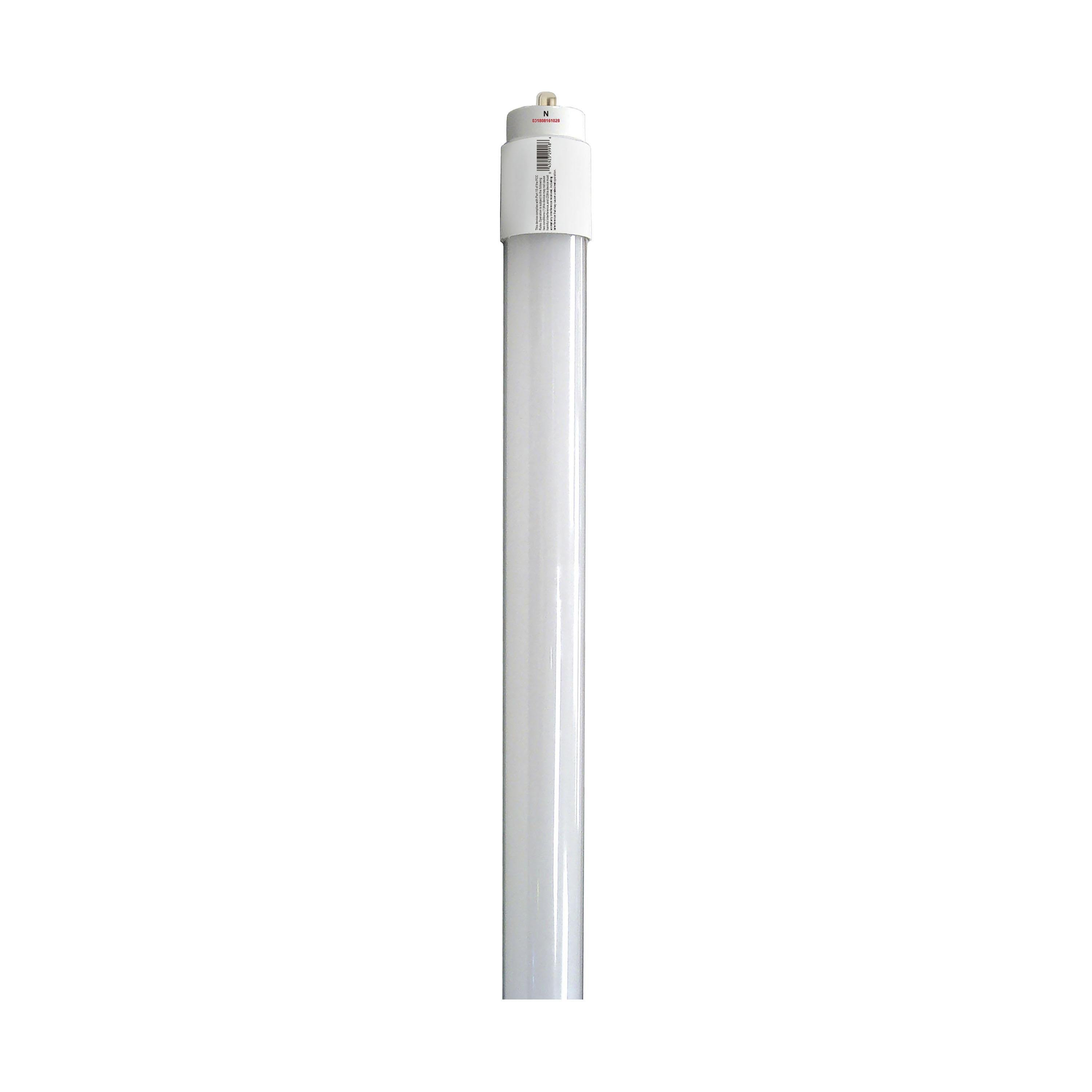 S29918 - 40 Watt - 8 Foot - T8 LED - Single pin base - 4000K - 50000 Average rated hours - 5500 Lumens - Type B - Ballast Bypass - Double Ended Wiring - DLC 5.1