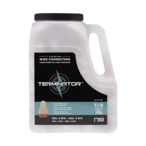 Picture of TM-TR-750J - Premium Wire Connectors in Tan & Red rated for 18-12 AWG |750 Pack