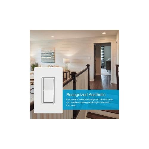 Picture of DVRF-AS-WH - LUTRON CLARO SMART ACC SWITCH WHITE