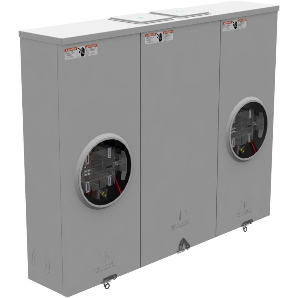 Picture of U2872-XT-5T9 - 5 Terminal Ringless 2 Large Closing Plates Lever Bypass 2 Position 5th Terminal 9 Oclock Position