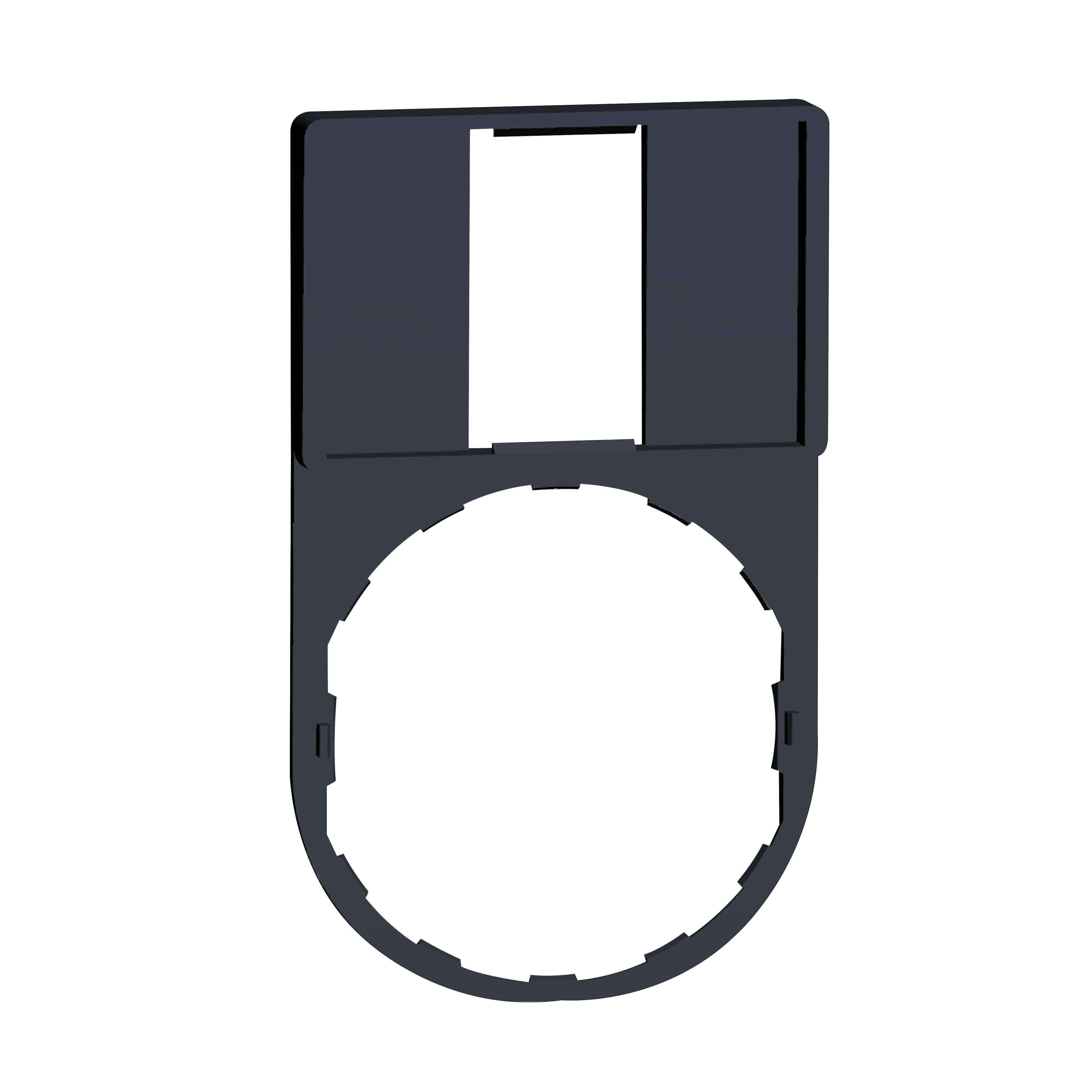 Picture of ZBZ33 - Legend holder 30x50mm, Harmony XB4, plastic, without legend 18x27mm
