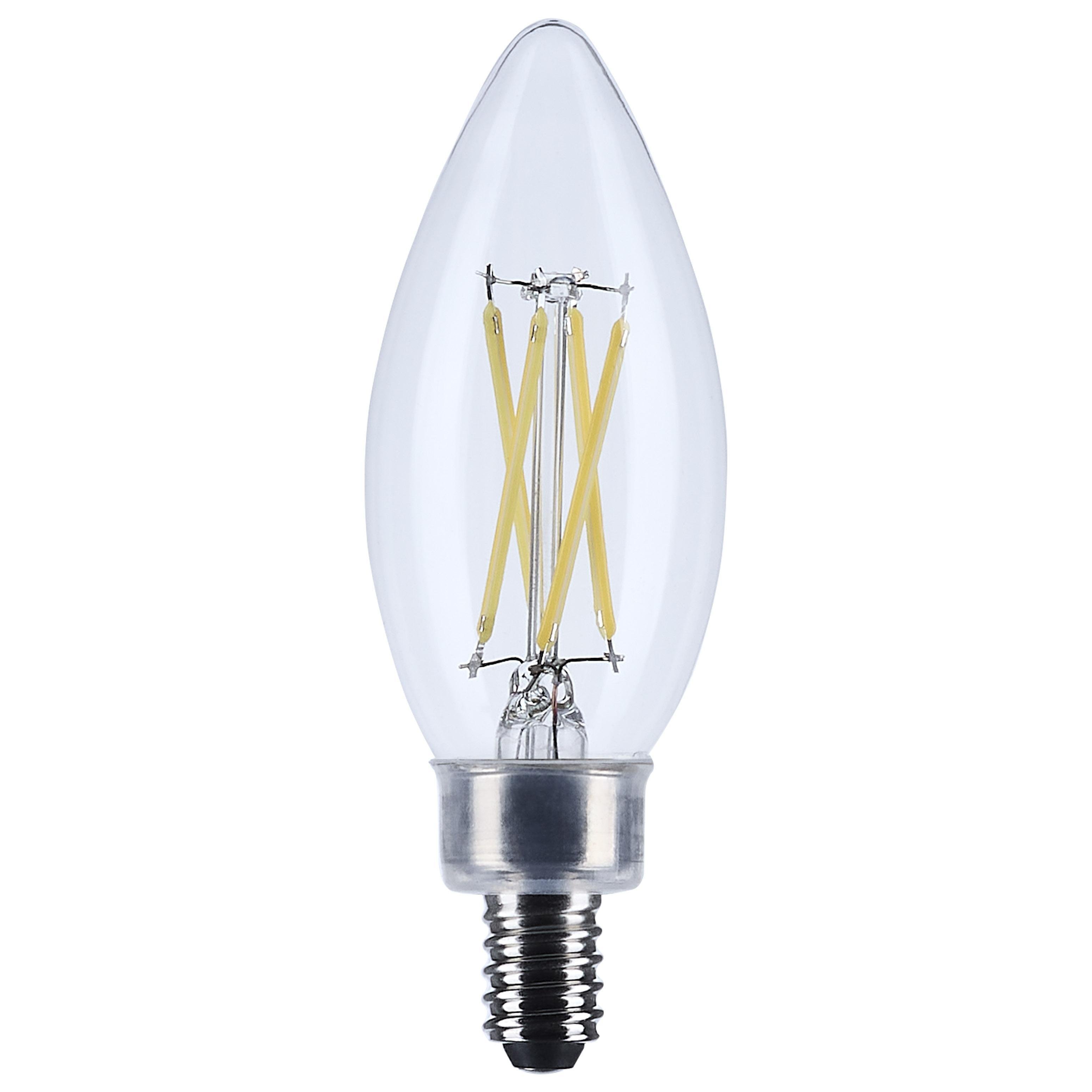 S29877 - 4.5 Watt B11 LED - Clear - Candelabra base - 2700K - 350 Lumens - 120 Volt
