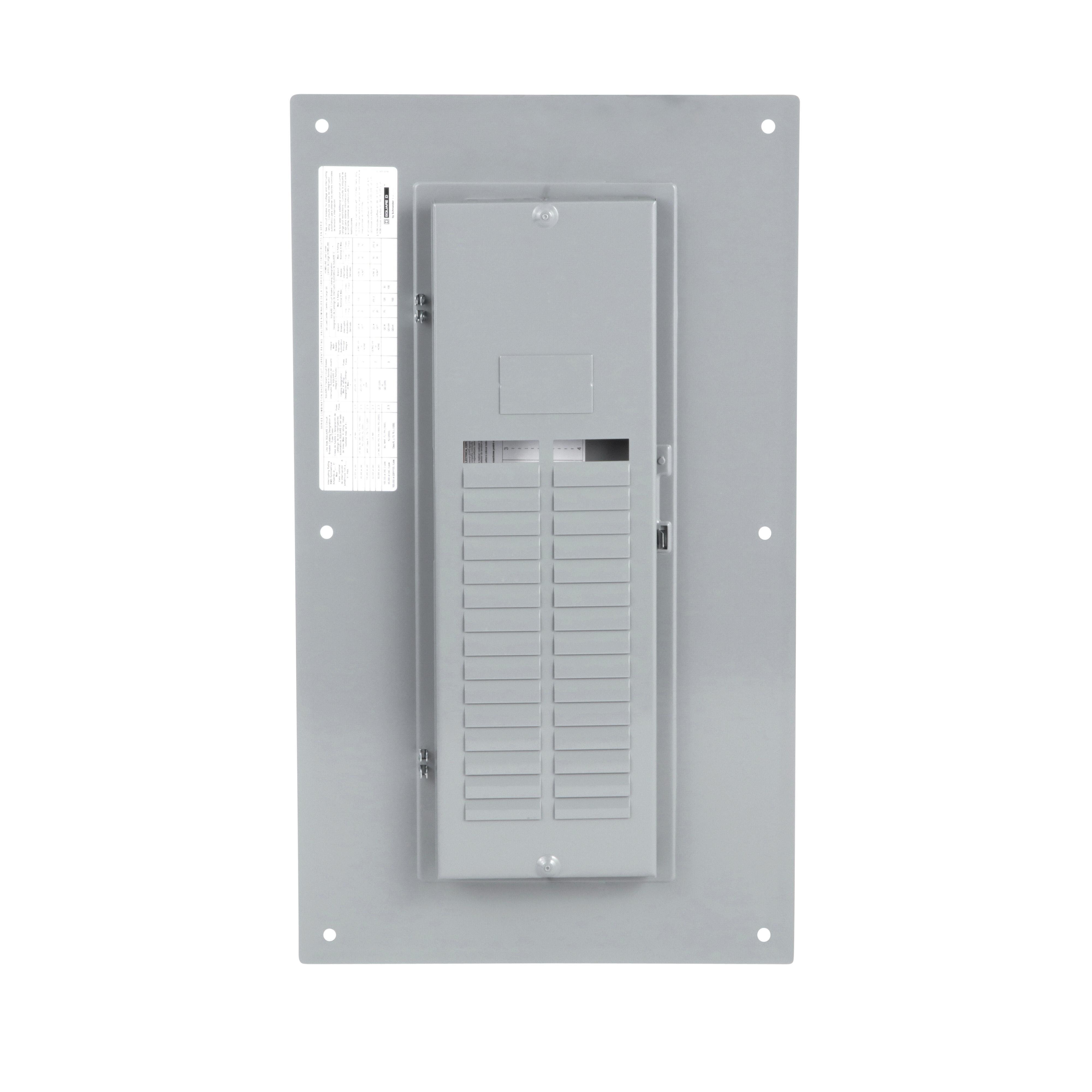 Picture of QOC32UF - Replacement cover, QO, for 32 space load center, flush, gray