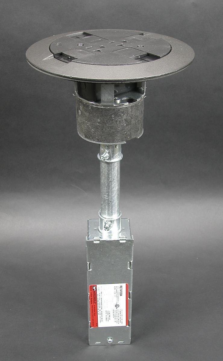 RC7ATCAL - RC7 Multi-Service Poke-Thru Assembly, Aluminum