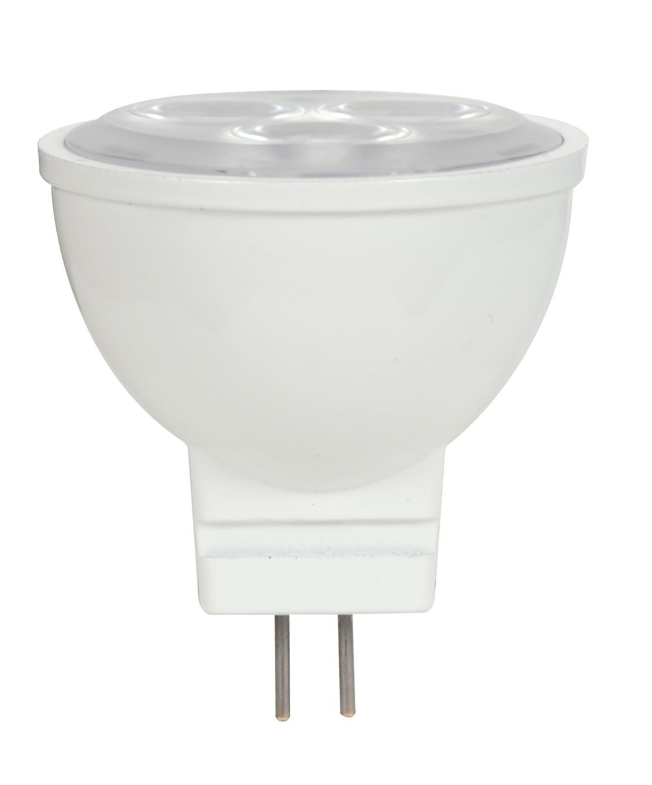 S9280 - 3W - LED - MR11 - 2700K - 25 deg. beam spread - 25000 Average rated hours - 210 Lumens - GU4 base - 12 Volt AC/DC