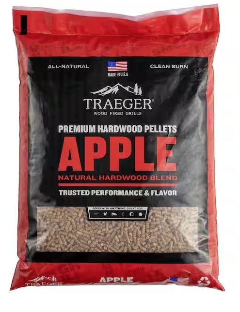 PEL318 - 20 lb. Bag Apple All-Natural Wood Grilling Pellets