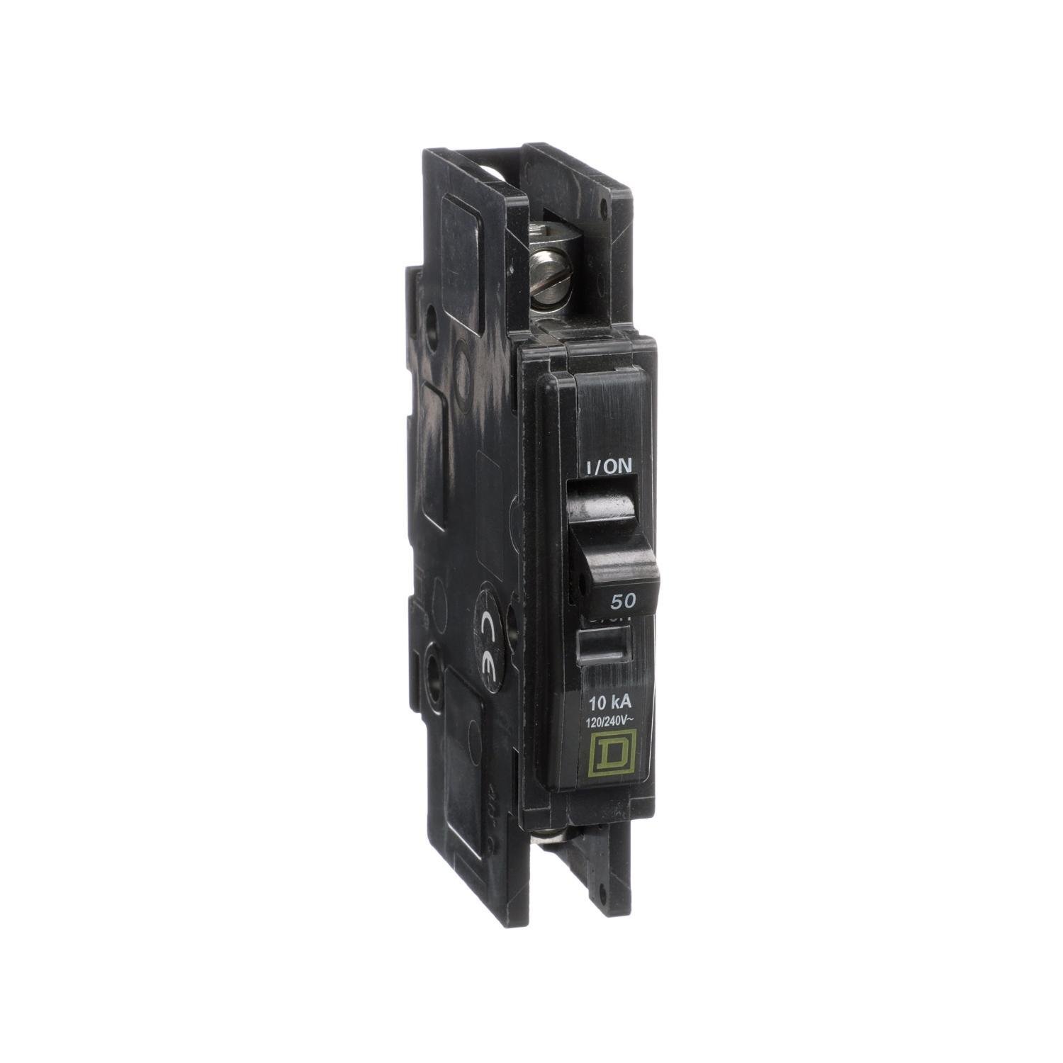 Picture of QOU150 - Mini circuit breaker, QOU, 50A, 1 pole, 120/240 VAC, 10kA