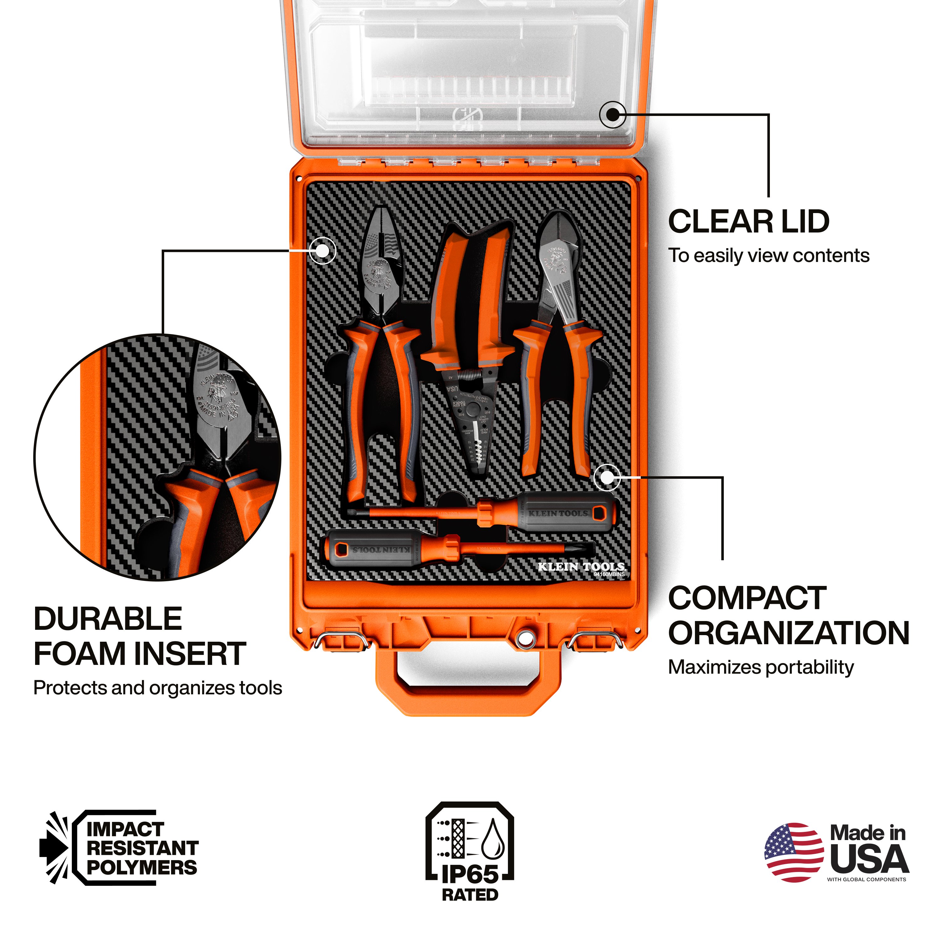 Picture of KLE 94160MBINS, 5-Piece MODbox Insulated Tool Kit