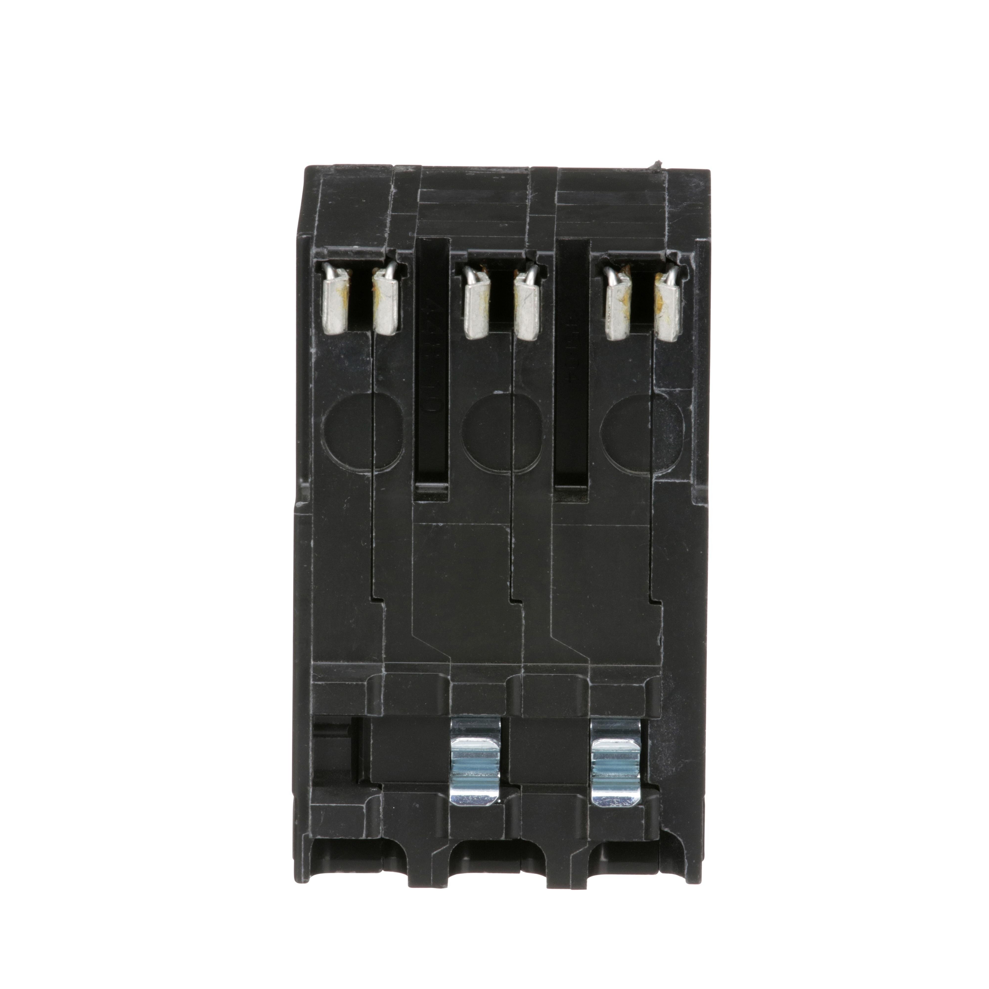 Picture of QO380 - Mini circuit breaker, QO, 80A, 3 pole, 120/240VAC, 10kA, plug in