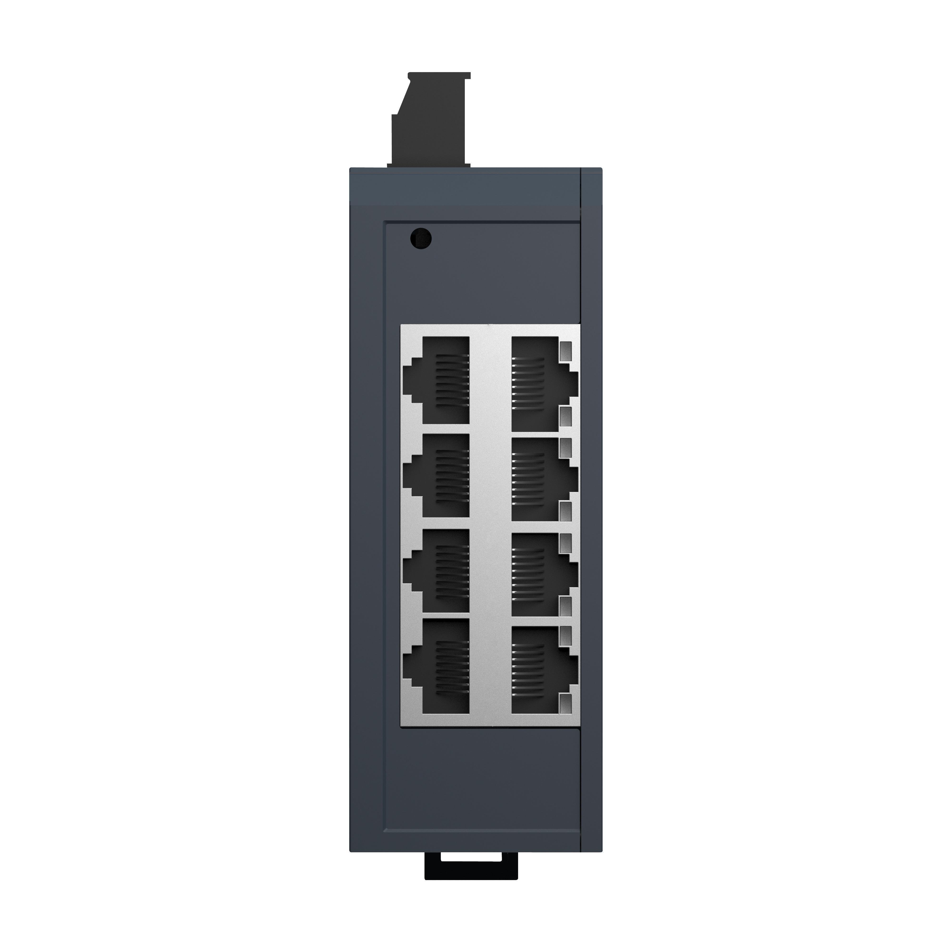 MCSESU083FN0 - network switch, Modicon Networking, standard unmanaged, 8 ports for copper