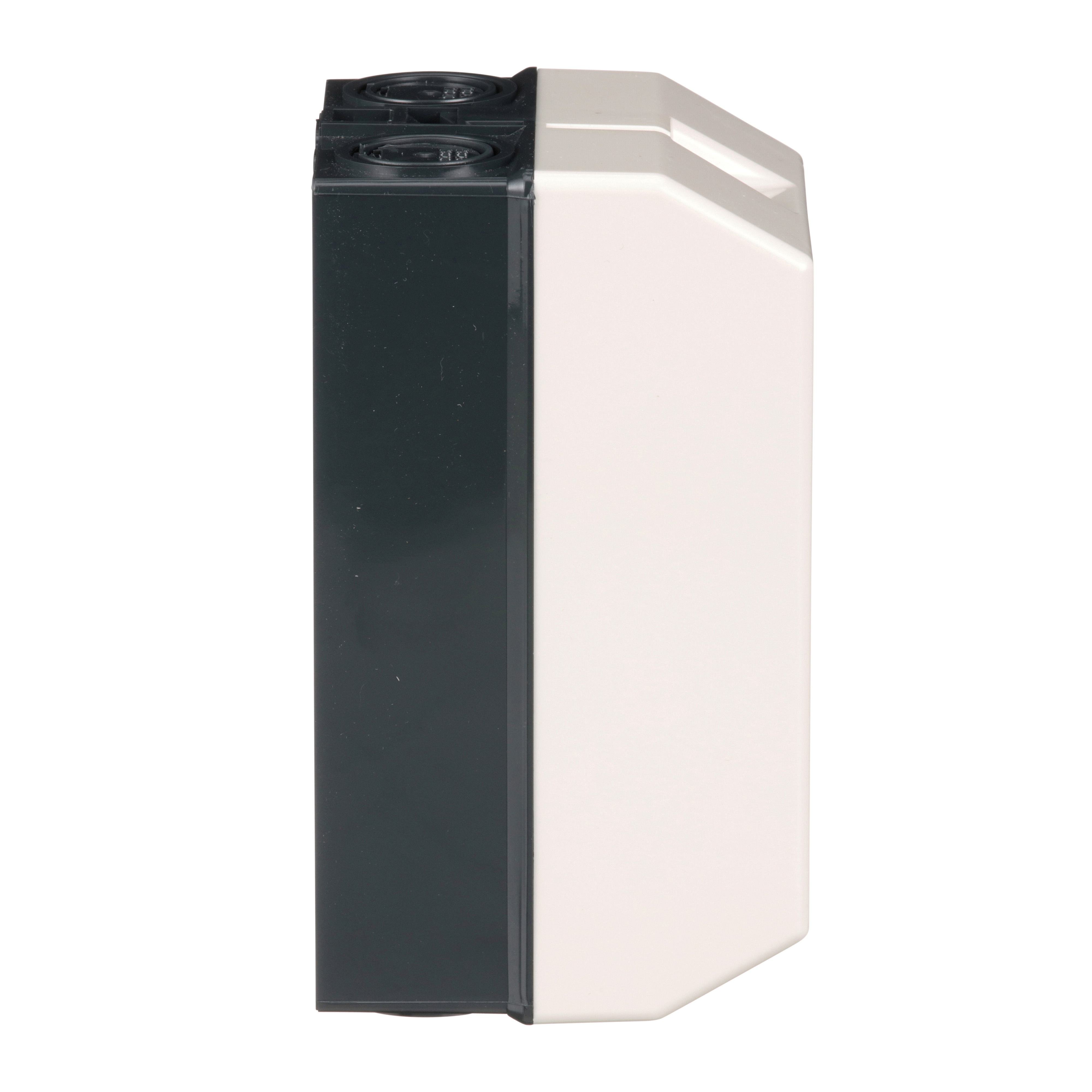 Picture of GV2MC01 - TeSys GV2, surface mount enclosure, for TeSys GV2ME, IP41 rated