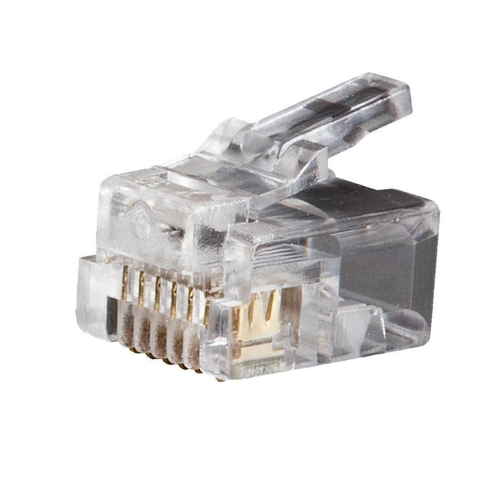 VDV826-600 - Modular Telephone Plugs RJ11 6P6C, 25-Pack