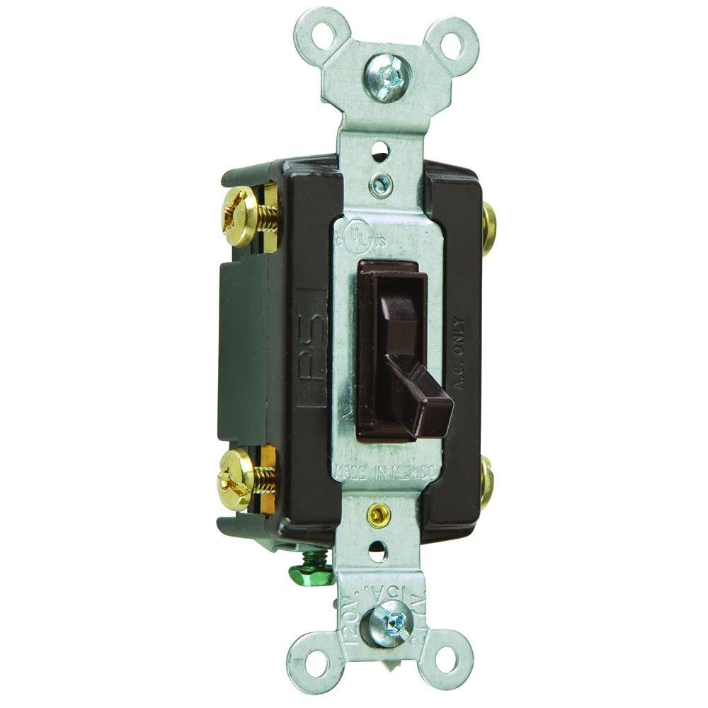 664-G - Trademaster® Grounding Toggle Switch, Brown