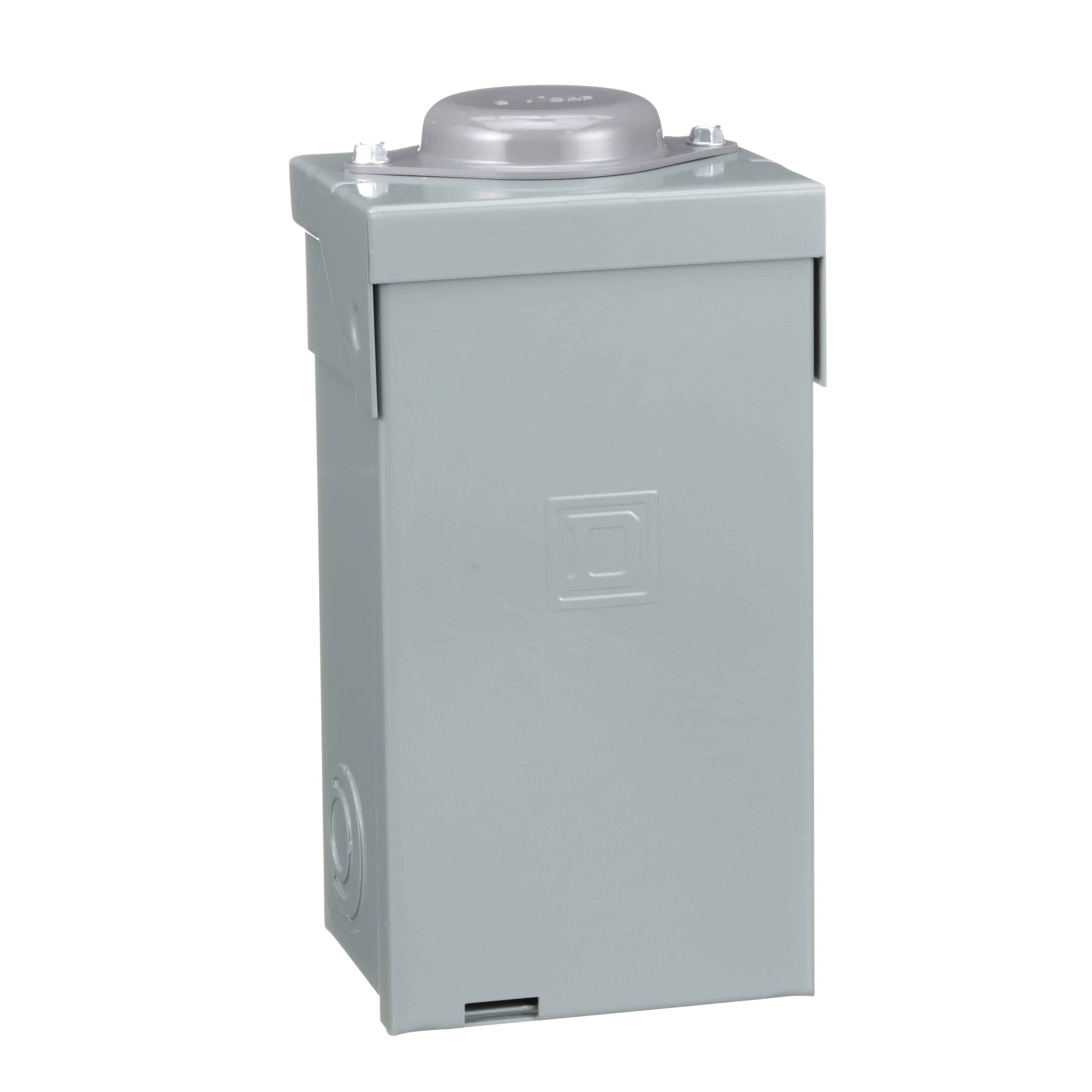 QO24L70RB - Load center, QO, 1 phase, 2 spaces, 4 circuits, 70A fixed main lugs, NEMA3R