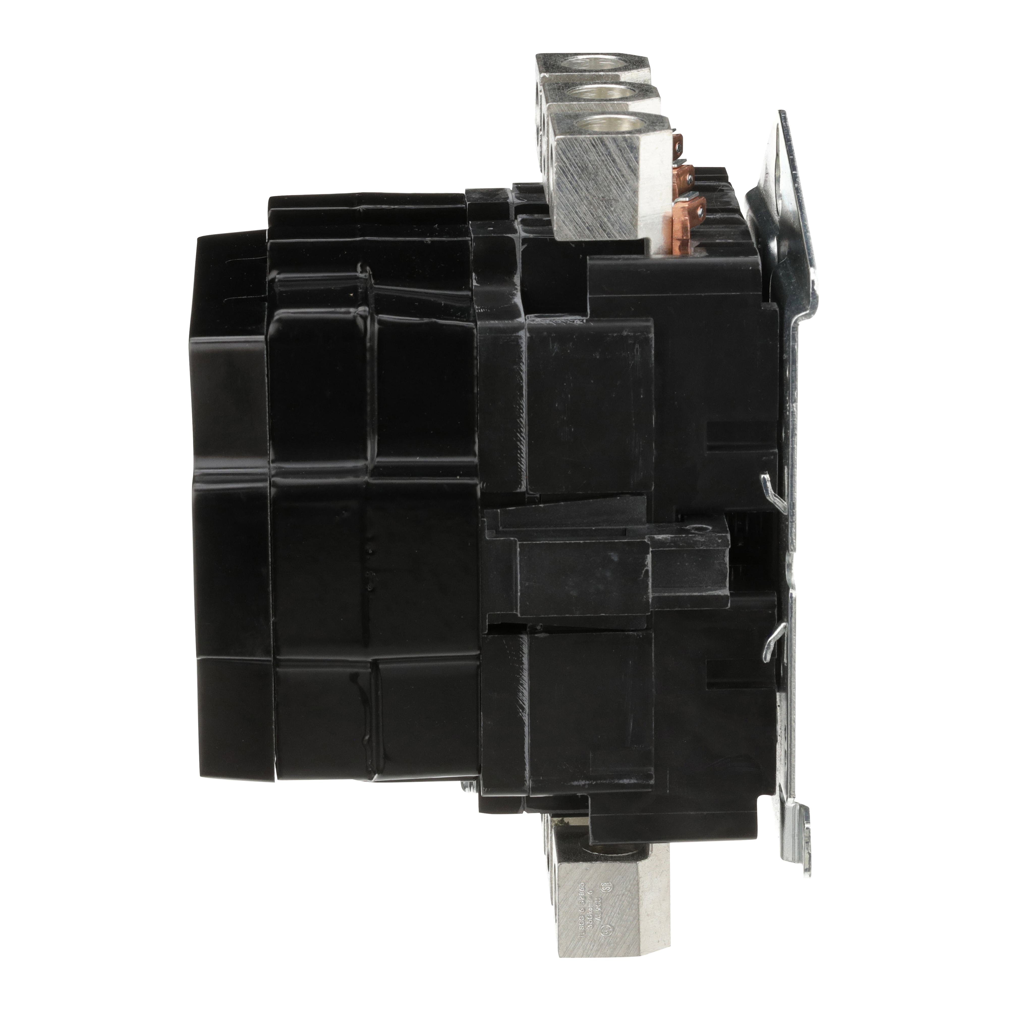 Picture of 8903SVO2V02 - Contactor, Type S, multipole lighting, electrically held, 200A, 3 pole, 110/120VAC 50/60Hz coil, open style [TAA]