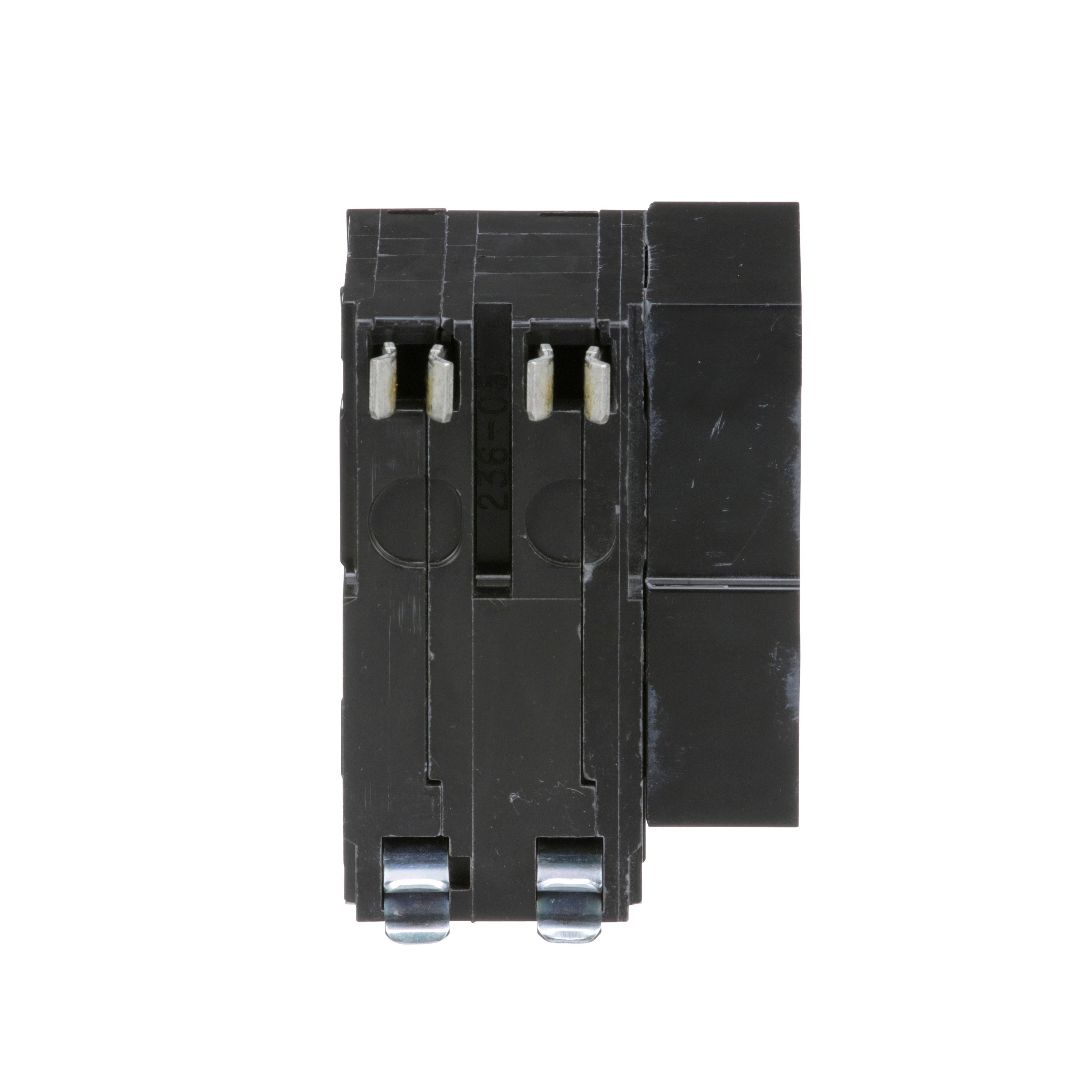 Picture of QO2601021 - Mini circuit breaker, QO, 60A, 2 pole, 120/240VAC, 10kA, plug in, AC shunt
