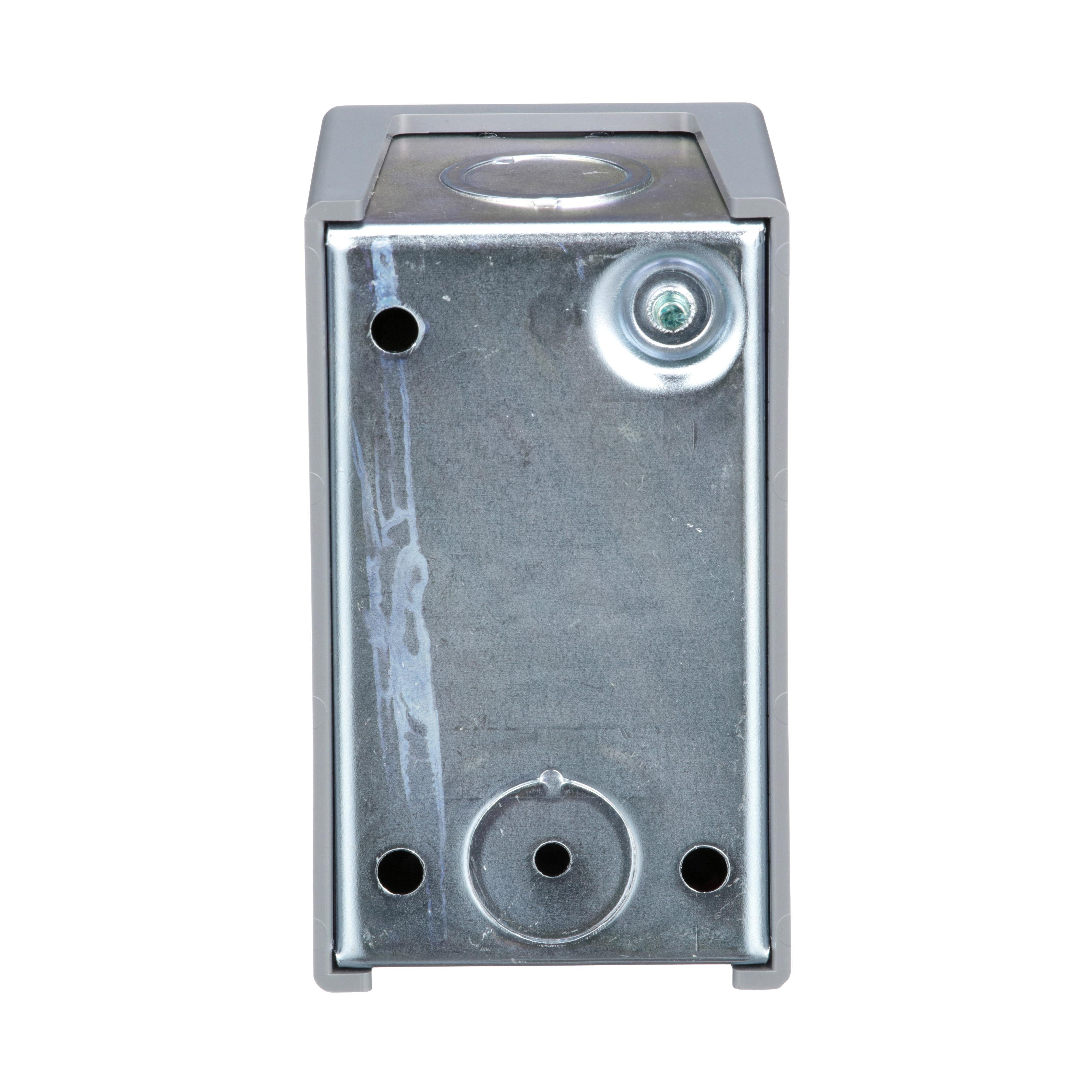 Picture of 2510FG1P - Manual Starter, fractional horsepower, 16A, 1 pole, 1 HP at 277 VAC, toggle operated, red indicator, NEMA 1 enclosure